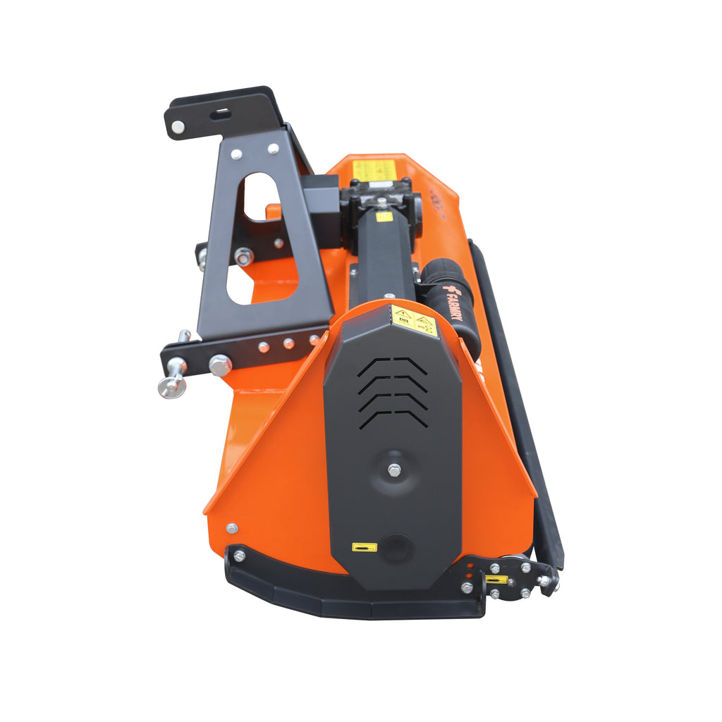 3 Point 53" Flail Mower, PTO Powered 15-35HP Mowing Attachment for Category 1 Tractors, LFS53