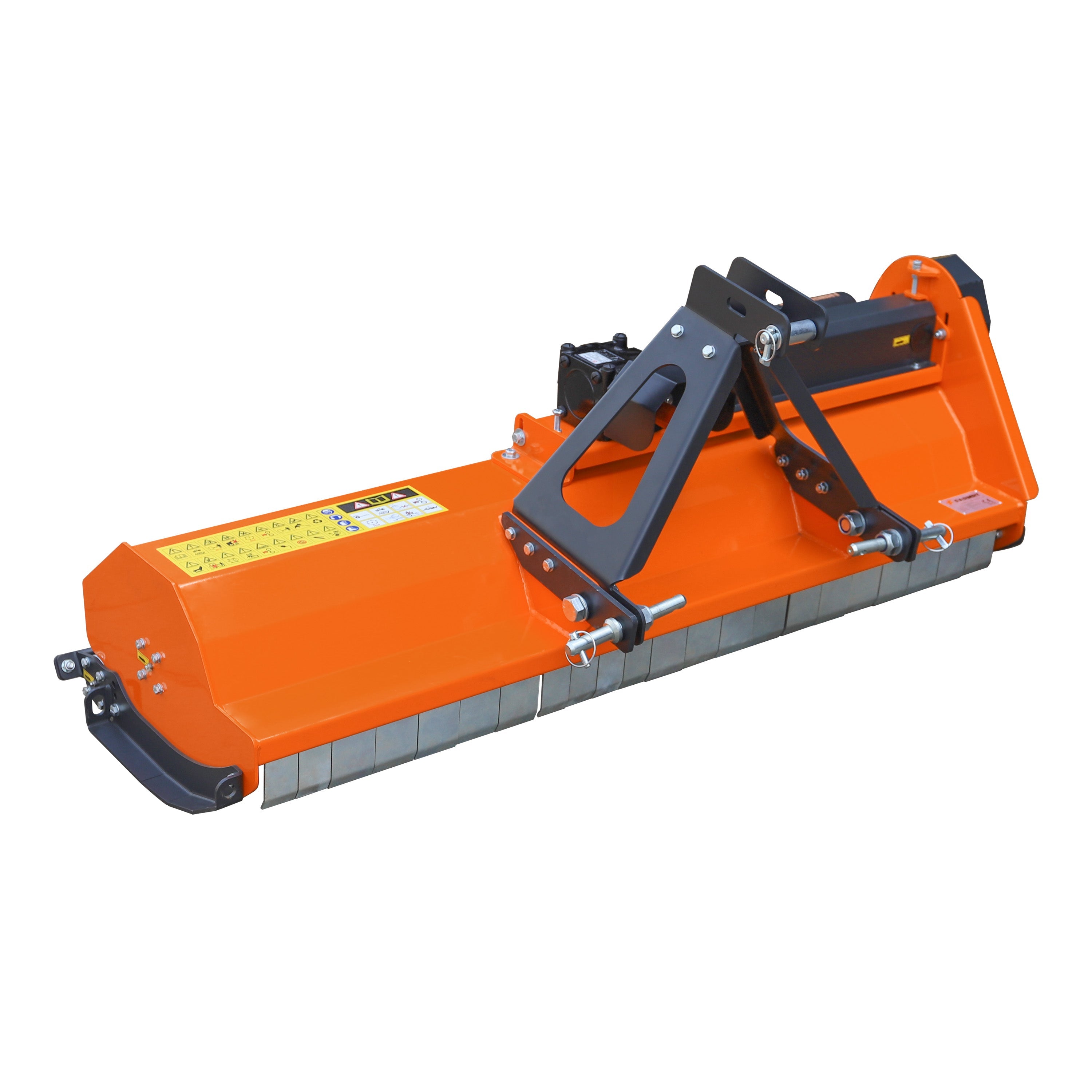 3 Point 61" Flail Mower, PTO Powered 15-35HP Mowing Attachment for Category 1 Tractors, LFS61