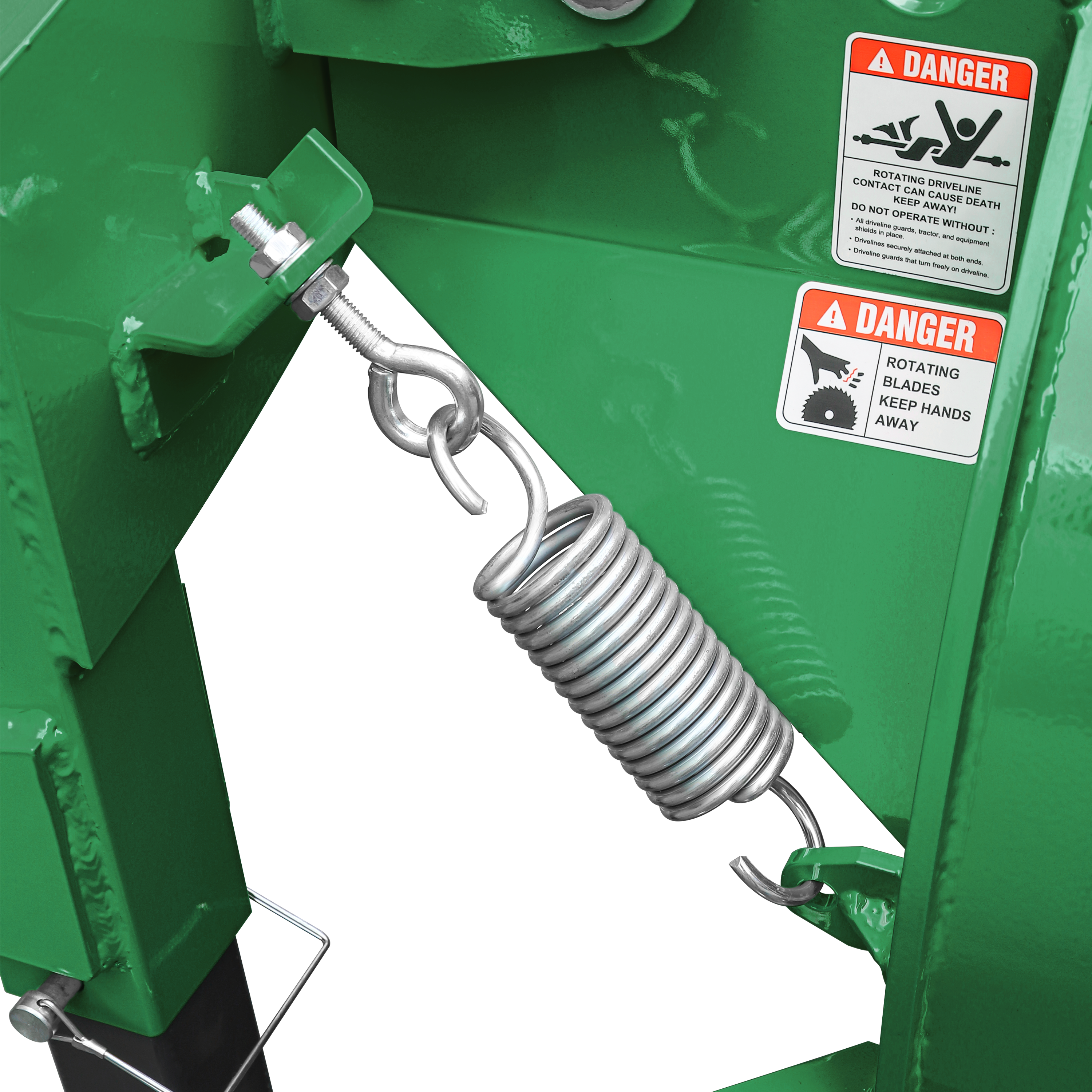 3-Point PTO Stump Grinder PRO, Two Torsion Springs, Speed Indicator, 34 Carbide Teeth, for 15-45HP Tractors, PTO Shaft Included with Slip Clutch. SG24Pro