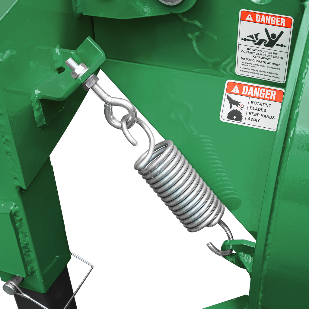 5” PTO Wood Chipper + SG24Pro Stump Grinder Combo for 15–45 HP Tractors (WCAP5 PRO + SG24Pro green)