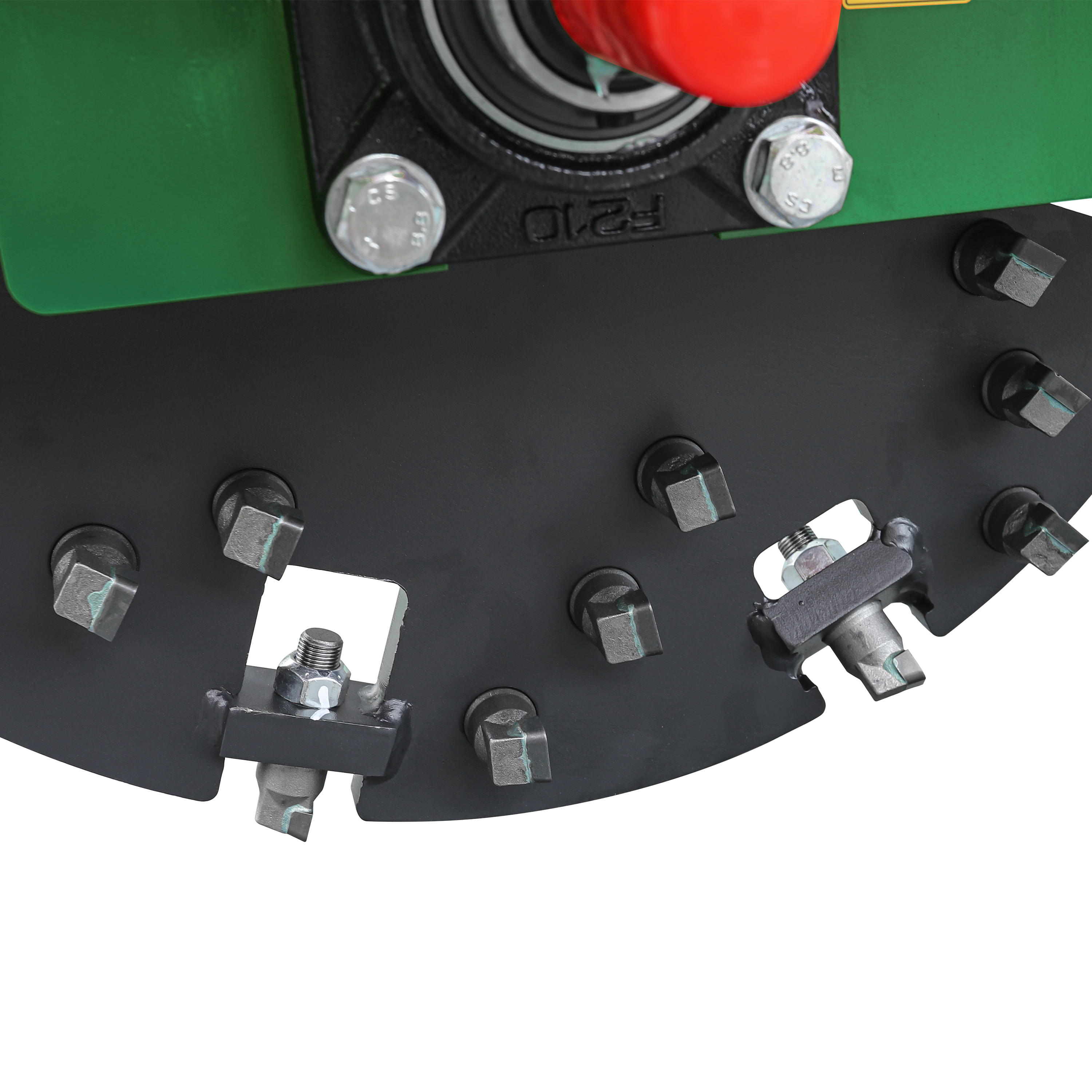 3-Point PTO Stump Grinder PRO, Two Torsion Springs, Speed Indicator, 34 Carbide Teeth, for 15-45HP Tractors, PTO Shaft Included with Slip Clutch. SG24Pro