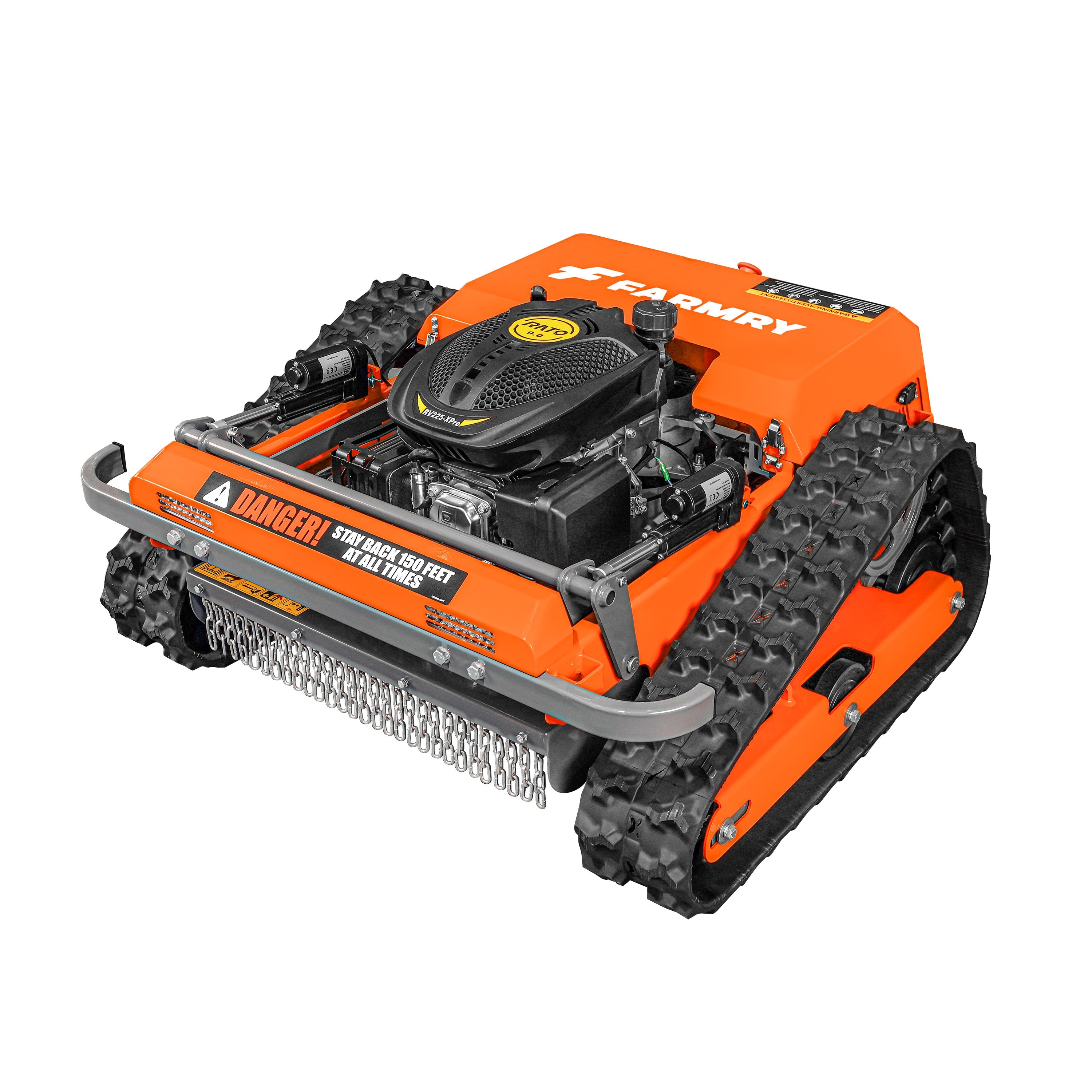 Farmry RM20 Remote-Controlled Track Mower – 20.9" Cut, 6.1HP Gas Engine