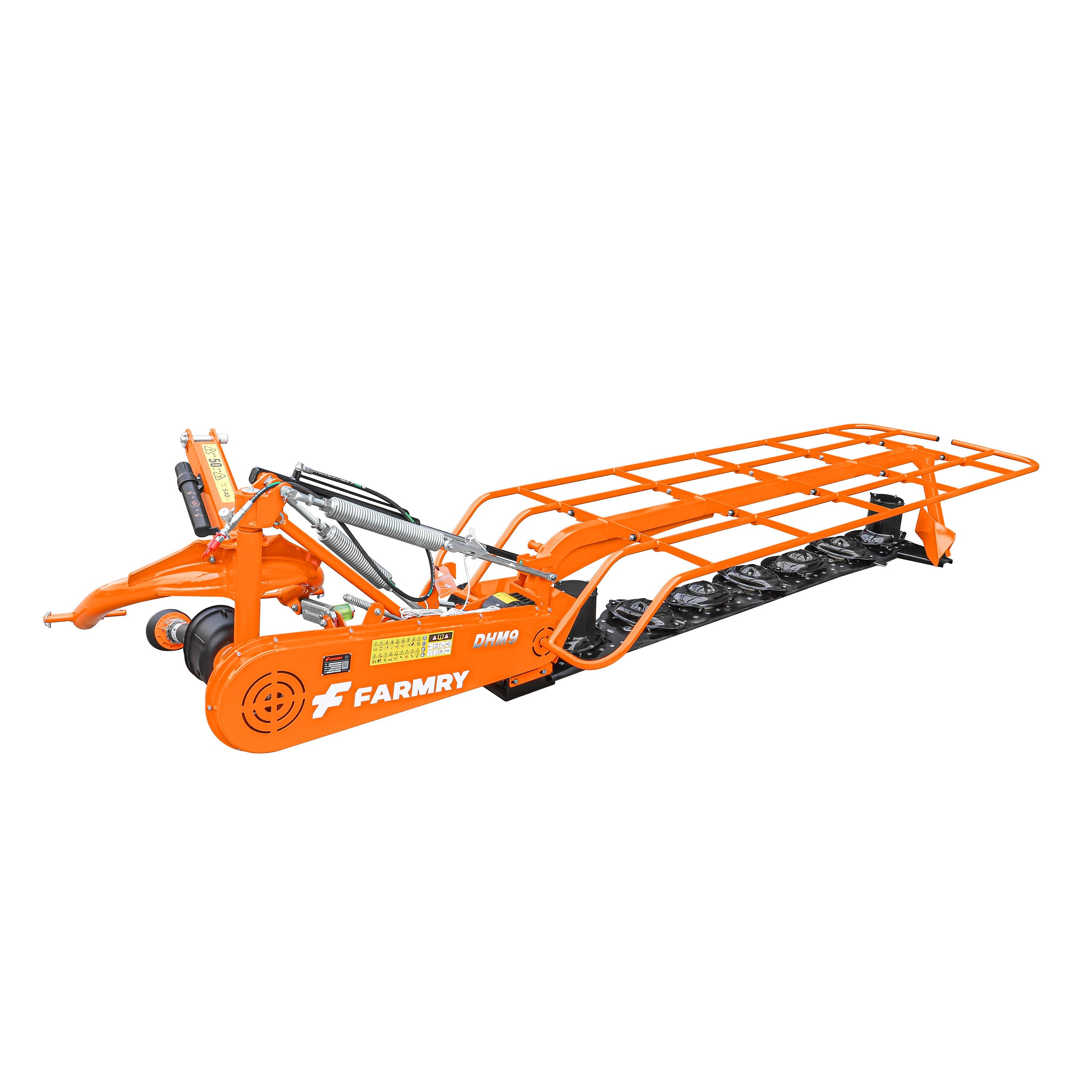 111" Disc Mower With 7 Discs For 45-100HP CAT I/II Tractor, PTO Driveline Included, DHM9