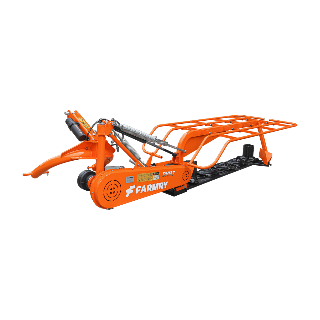 3 Point 81" Disc Mower, 5 Discs, PTO Powered 35–85HP Hay Cutter for Category 1 & 2 Tractors, DHM7