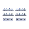 Wood Chipper Blade Package Including 4pcs Flywheel Blades and 1pc Bed Plate for Model CG84 and WCAP5 PRO