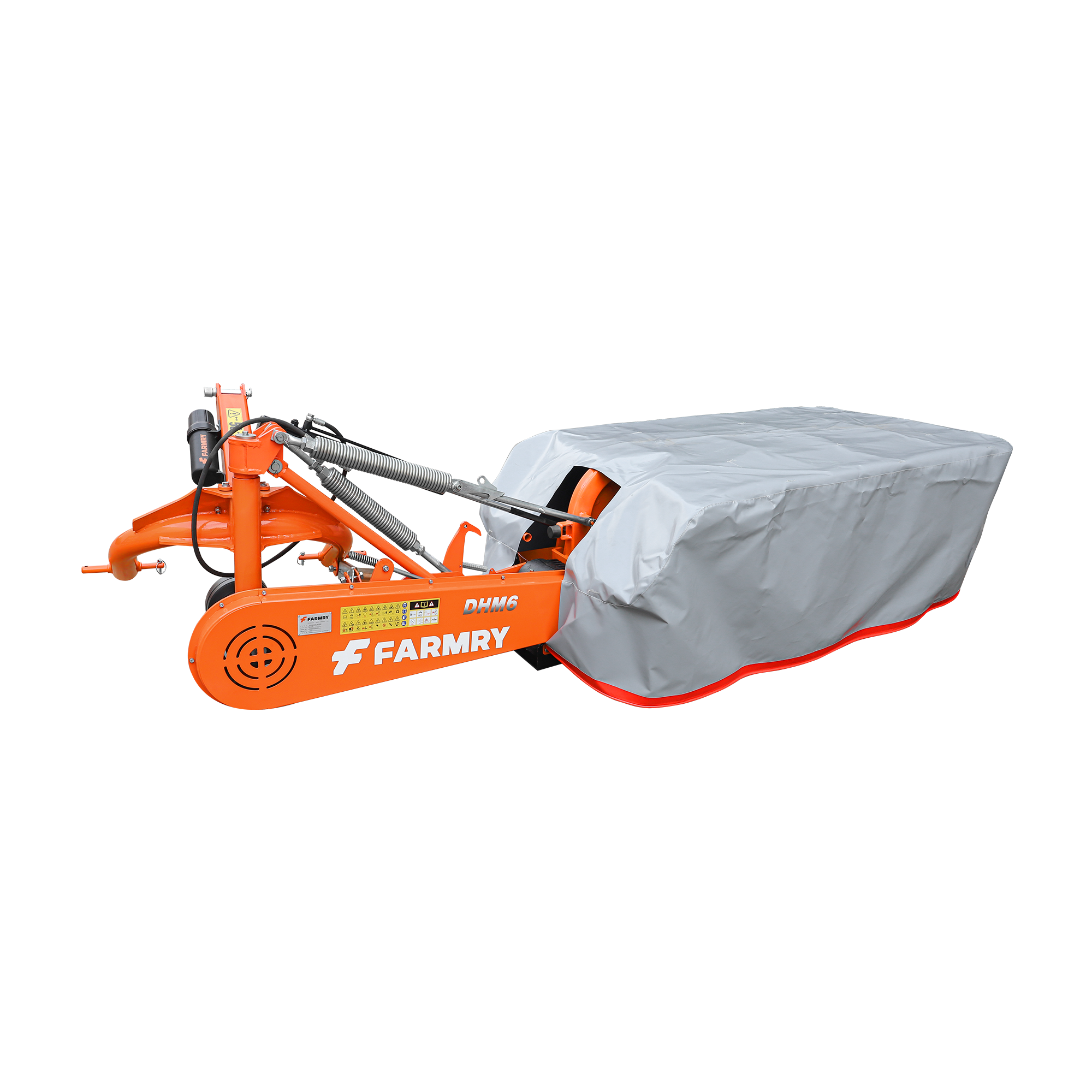3 Point 65" Disc Mower, 4 discs, PTO Powered 35–80HP Hay Cutter for Category 1 & 2 Tractors, DHM6