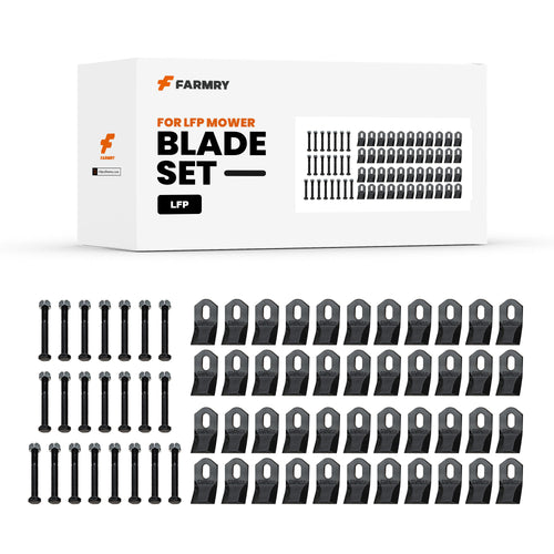 (1Pack/22Pcs) LFP Y Blades for Flail Mowers – Heavy-Duty Cutting Power
