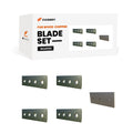 (4 moving blades+1 fixed blades) WCAP5 wood chipper replacement blades