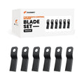 (1Pack/6Pcs) RM20(S) Rotary Mower Blades – Sharp, Strong & Long-Lasting