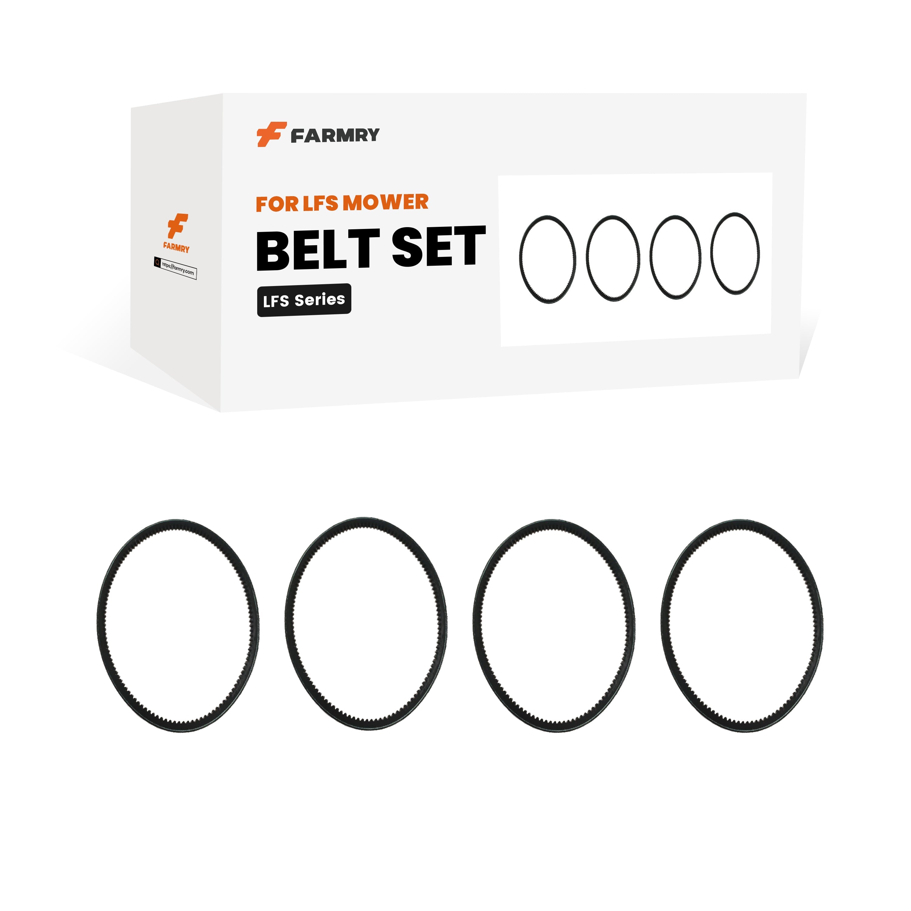 (1 Pack/4 Pcs)Belt Set for LFS Flail Mower