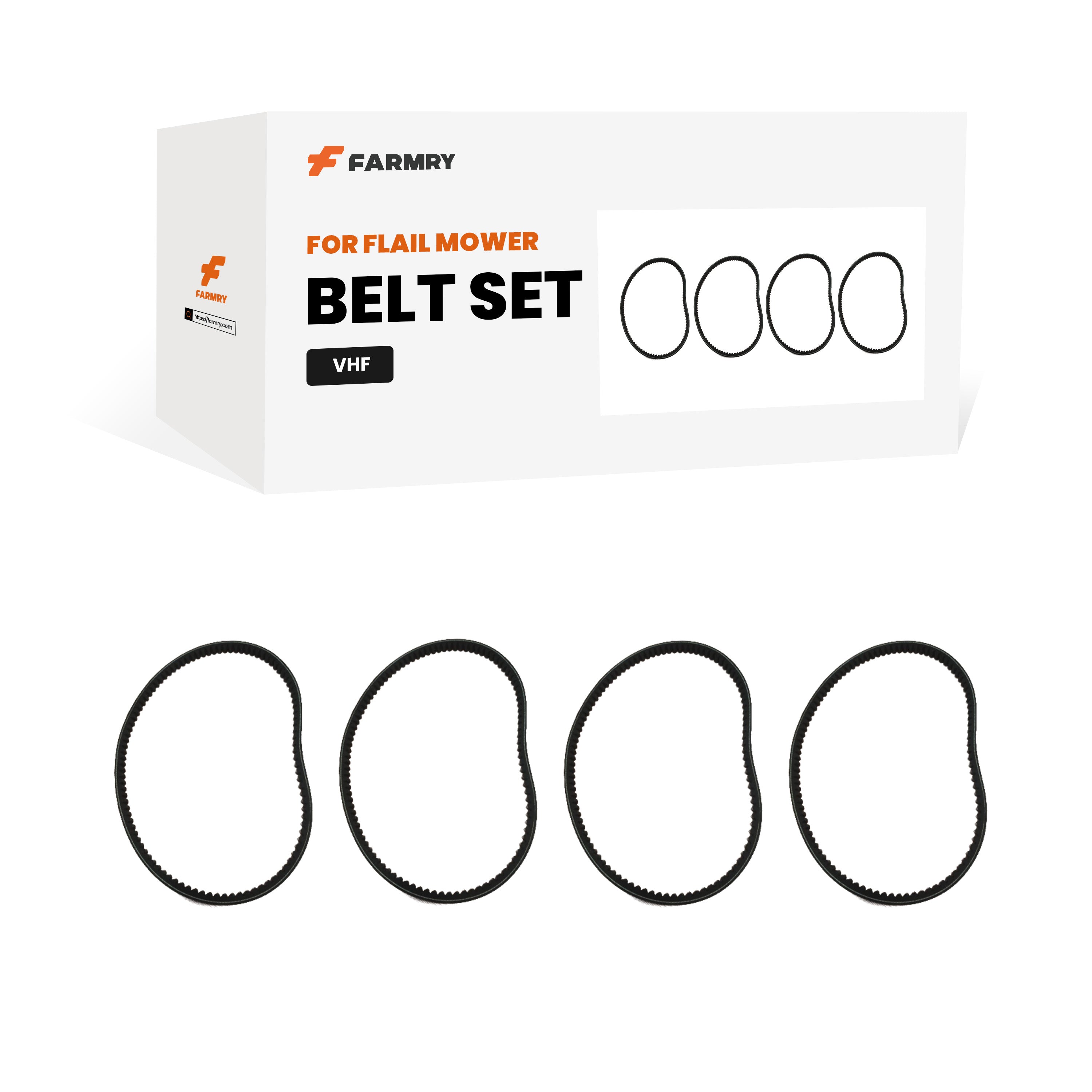 (1 Pack/4 Pcs)Belt Set for VHF Mower