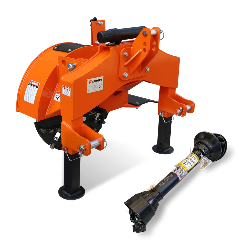LFS53 Flail Mower (15–35 HP) + SG24 Stump Grinder Combo (15–45 HP, Orange)