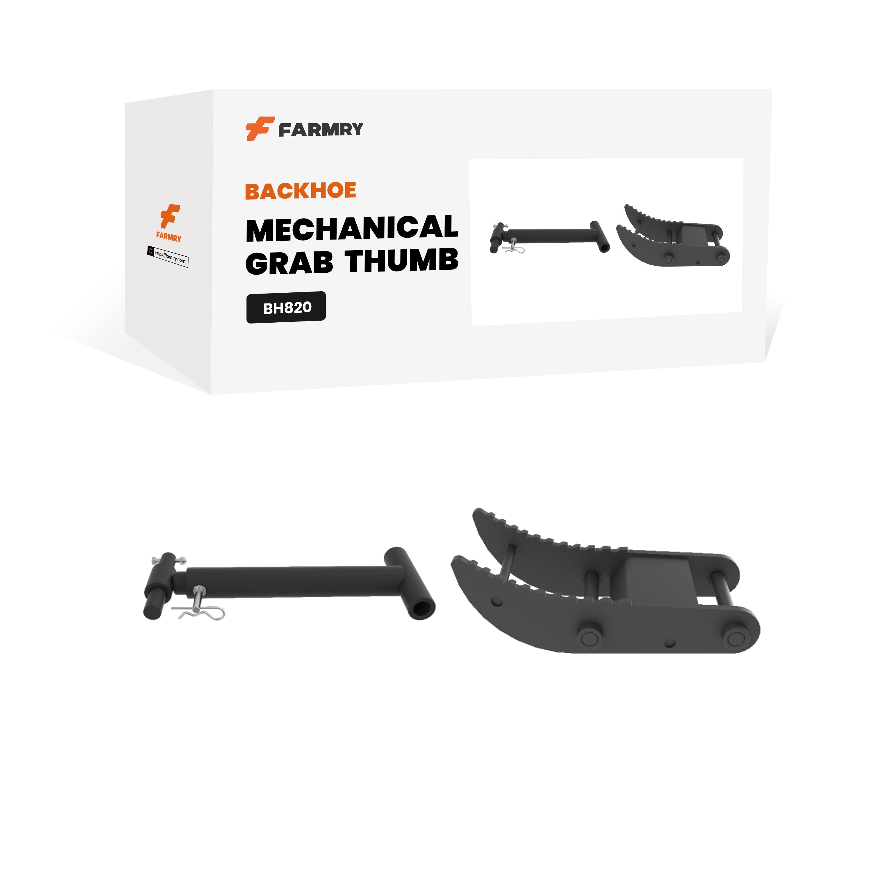 Mechanical Grab Thumb for Backhoe BH820