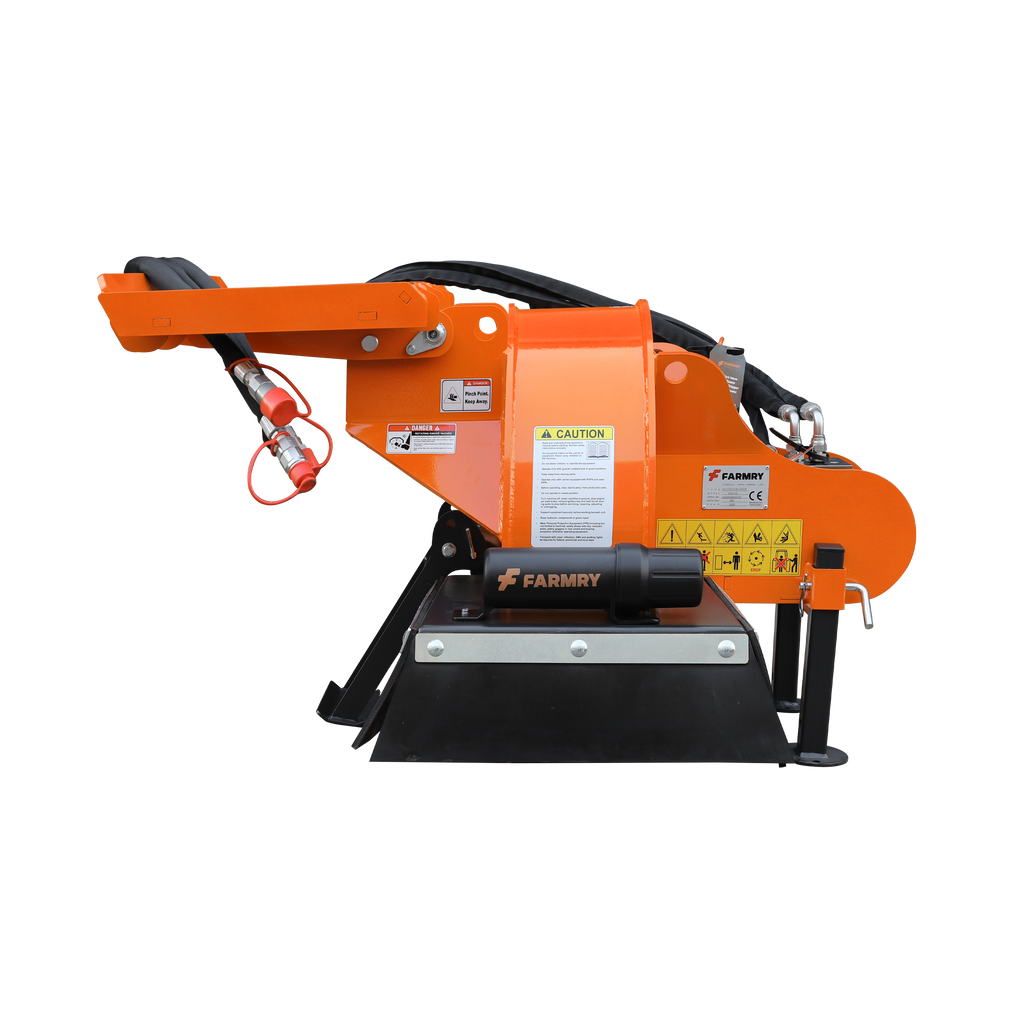 24 in Stump Grinder for Skid Steer Loader,18 to 23GPM, SSG24(Orange)