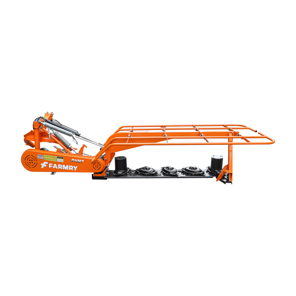 3 Point 81" Disc Mower, 5 Discs, PTO Powered 35–85HP Hay Cutter for Category 1 & 2 Tractors, DHM7