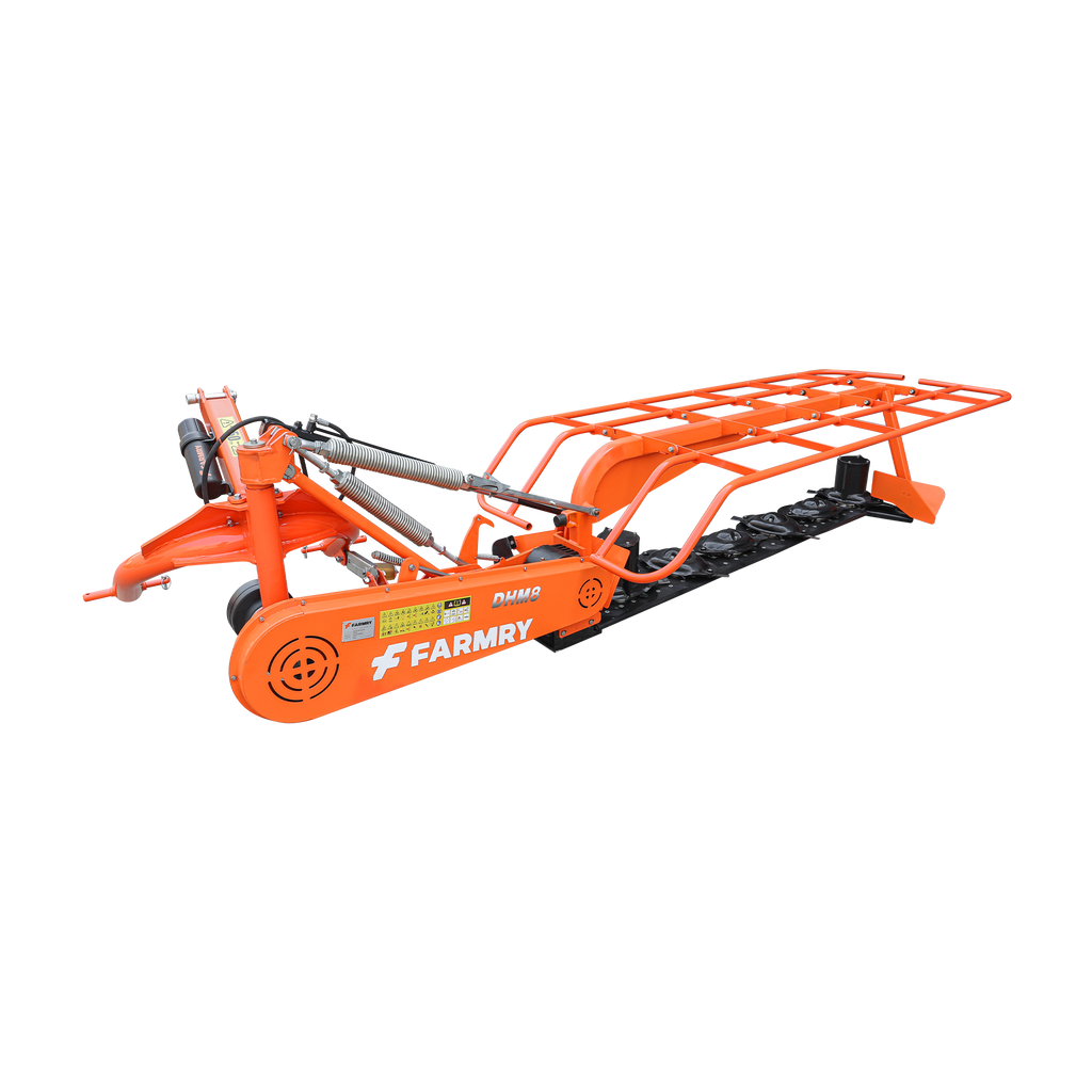 3 Point 95" Disc Mower,6 discs, PTO Powered 45–100HP Hay Cutter for Category 1 & 2 Tractors, DHM8