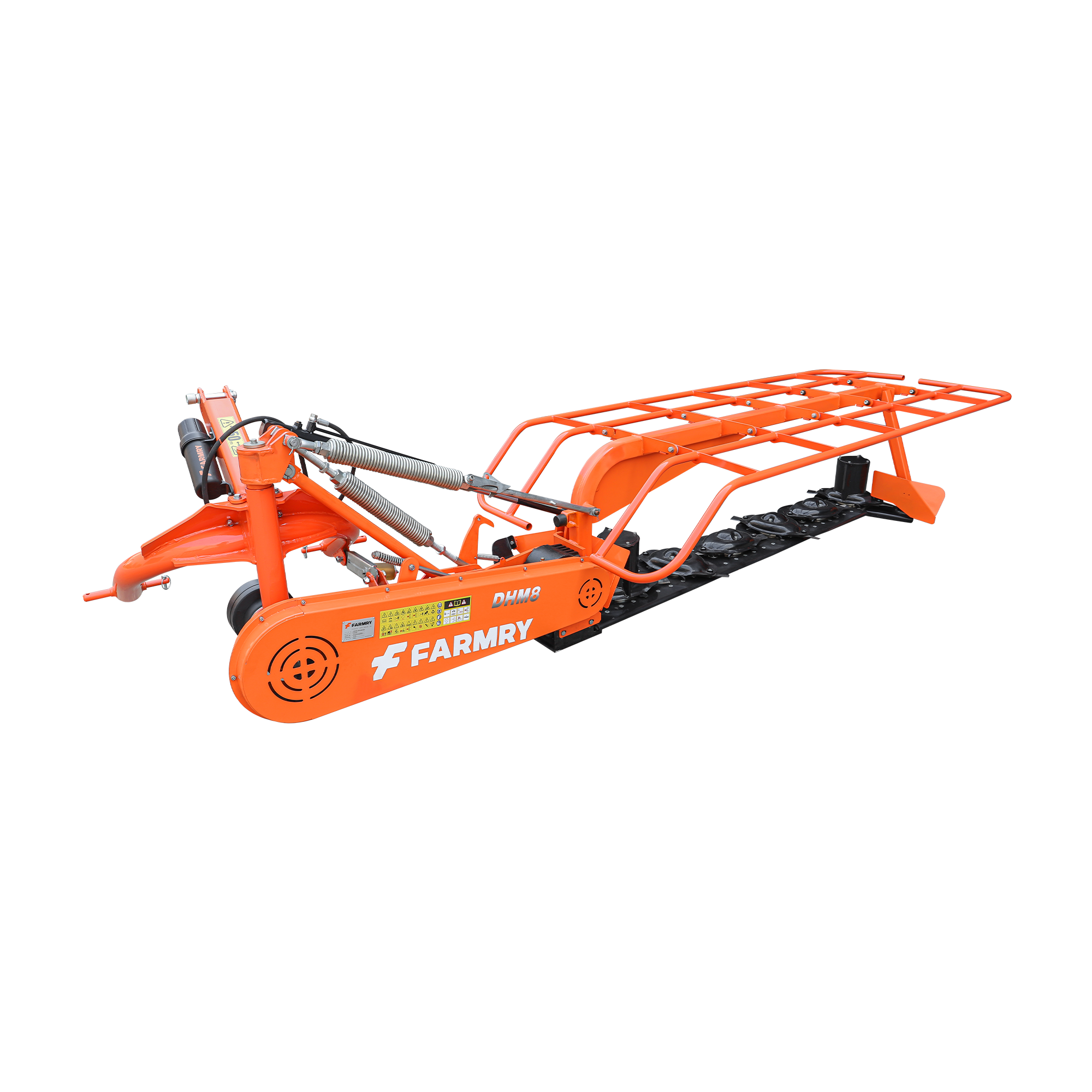 3 Point 95" Disc Mower,6 discs, PTO Powered 45–100HP Hay Cutter for Category 1 & 2 Tractors, DHM8