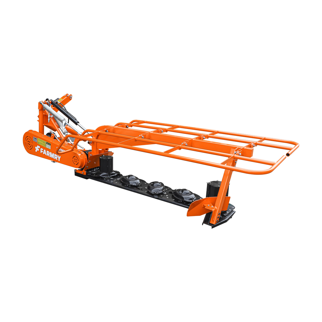 3 Point 81" Disc Mower, 5 Discs, PTO Powered 35–85HP Hay Cutter for Category 1 & 2 Tractors, DHM7