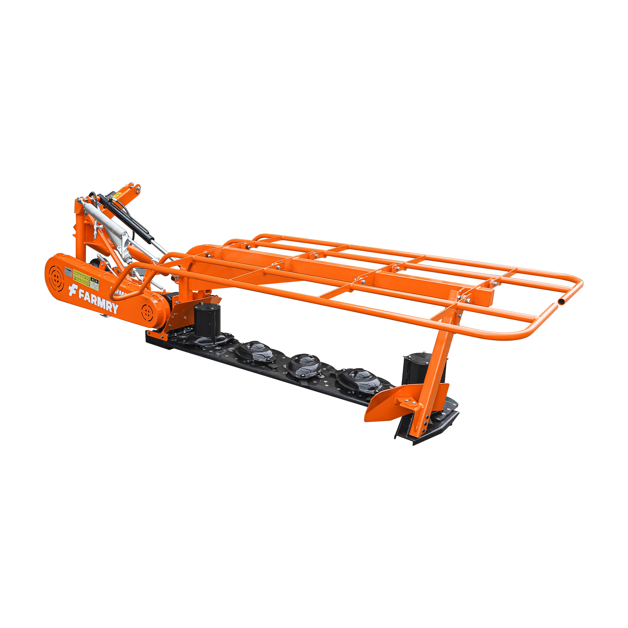 3 Point 81" Disc Mower, 5 Discs, PTO Powered 35–85HP Hay Cutter for Category 1 & 2 Tractors, DHM7
