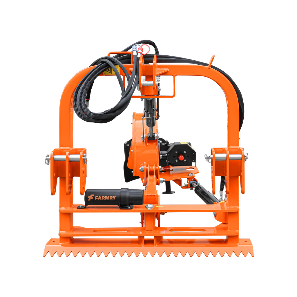 5” PTO Wood Chipper + 24” Hydraulic Stump Grinder Combo for 25–60 HP Tractors (WCAP5 PRO + HSG24)