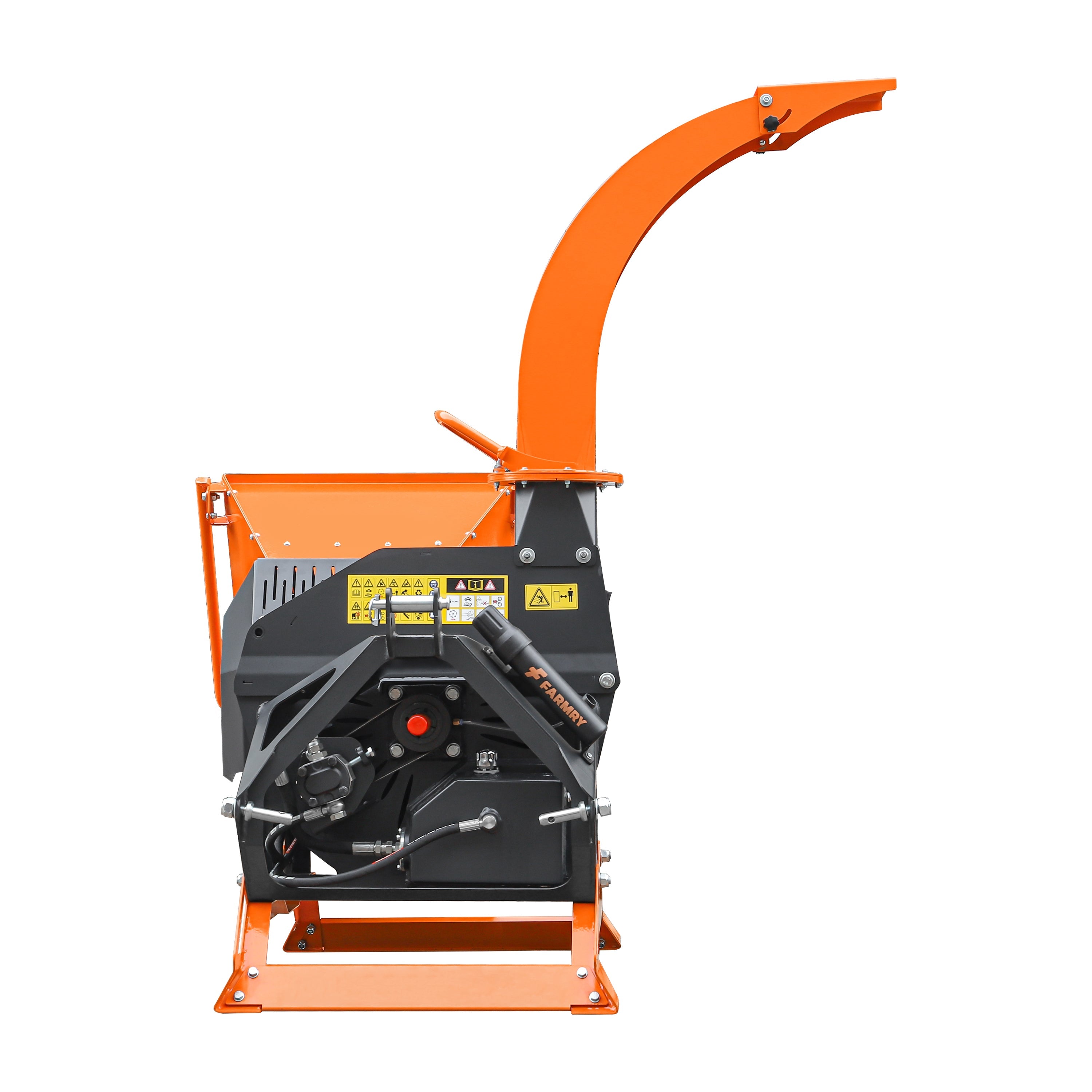 6" Hydraulic 3-Point PTO Wood Chipper for Cat 1 & 2 Tractors Up to 75 HP – PTO Shaft Included | WCPH6