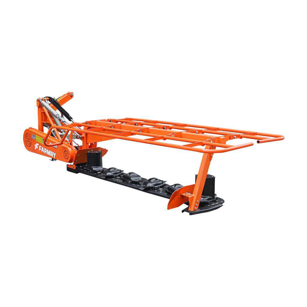 3 Point 95" Disc Mower,6 discs, PTO Powered 45–100HP Hay Cutter for Category 1 & 2 Tractors, DHM8
