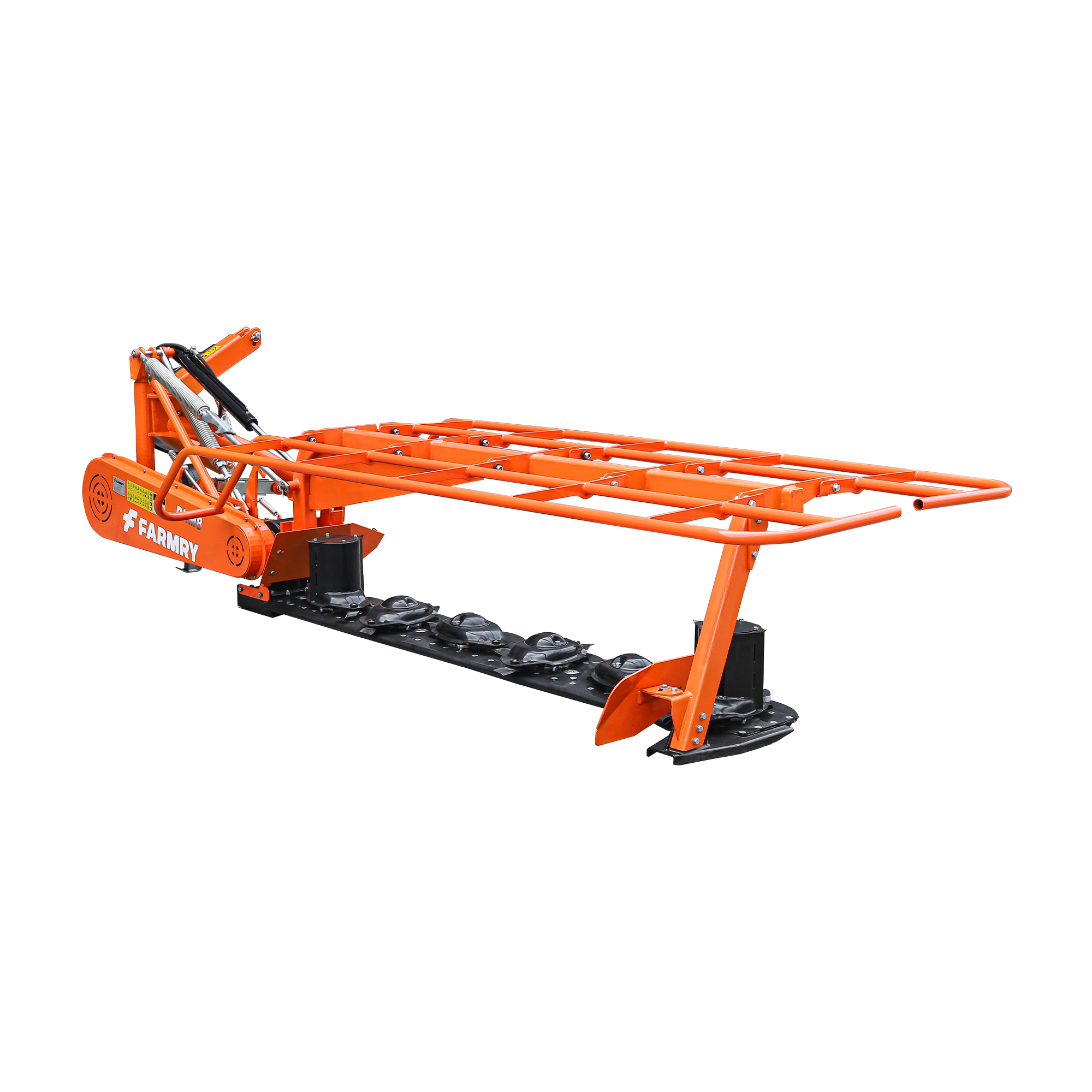 3 Point 95" Disc Mower,6 discs, PTO Powered 45–100HP Hay Cutter for Category 1 & 2 Tractors, DHM8