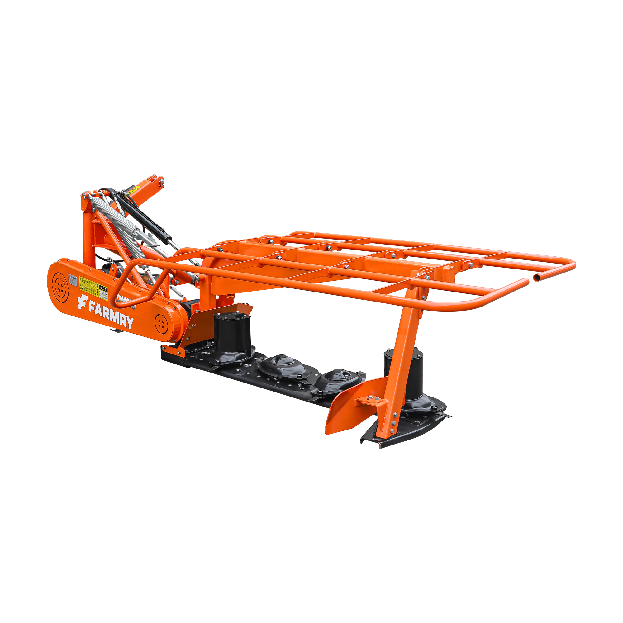 3 Point 65" Disc Mower, 4 discs, PTO Powered 35–80HP Hay Cutter for Category 1 & 2 Tractors, DHM6