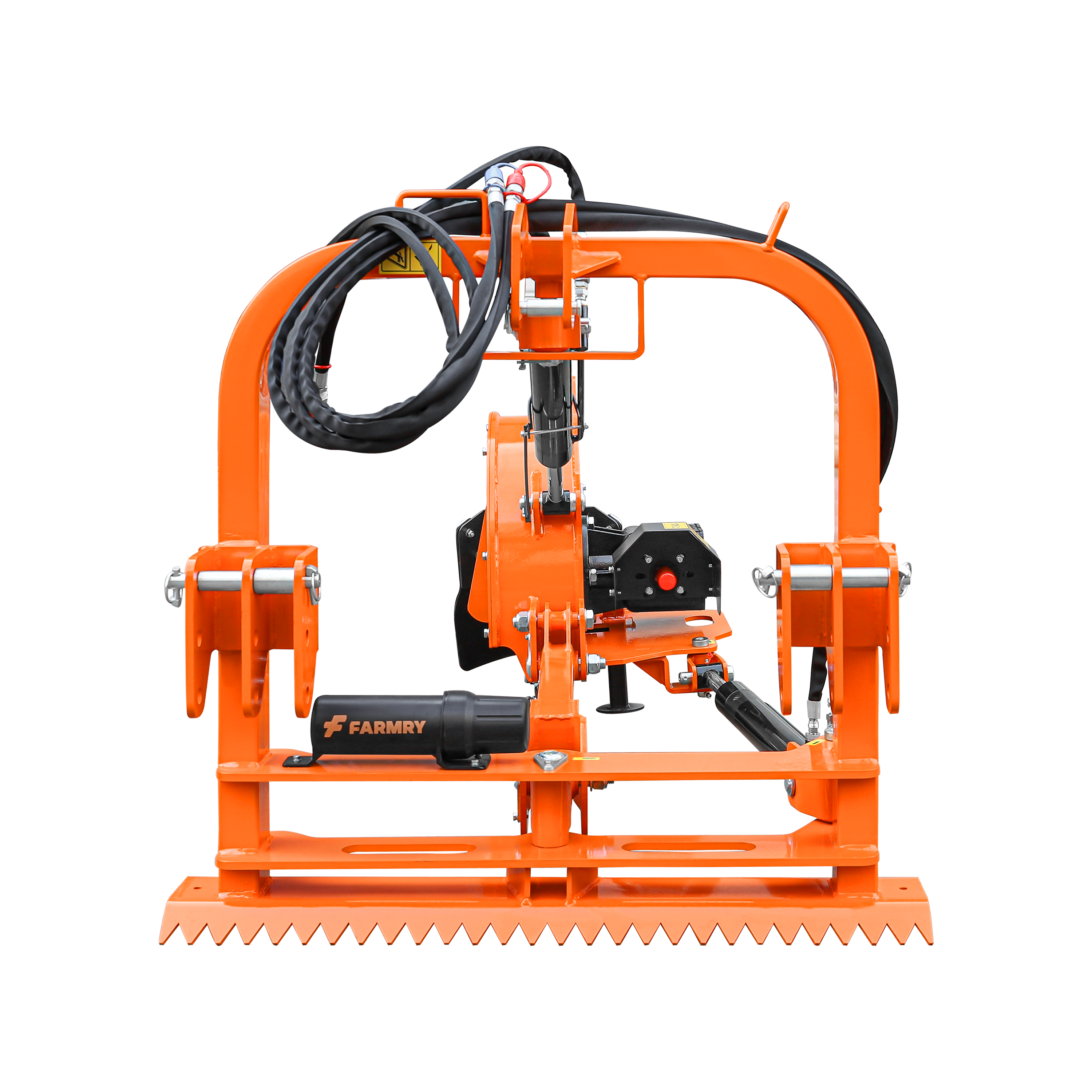 24 in Hydraulic Stump Grinder with 56pcs Carbide Teeth for Tractor From 25hp To 60hp, Premium Driveline with Included, HSG24