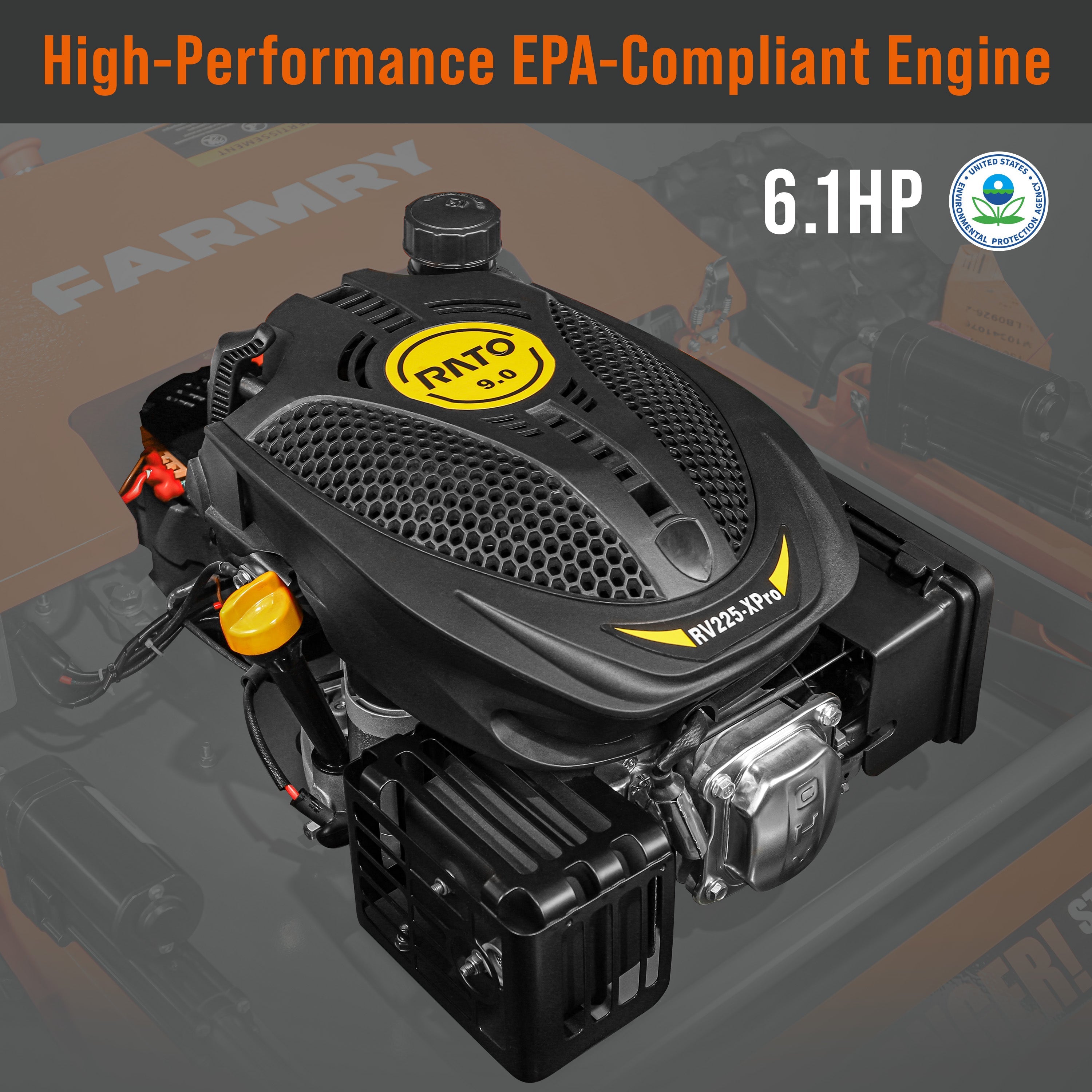 Farmry RM20 Remote-Controlled Track Mower – 20.9" Cut, 6.1HP Gas Engine