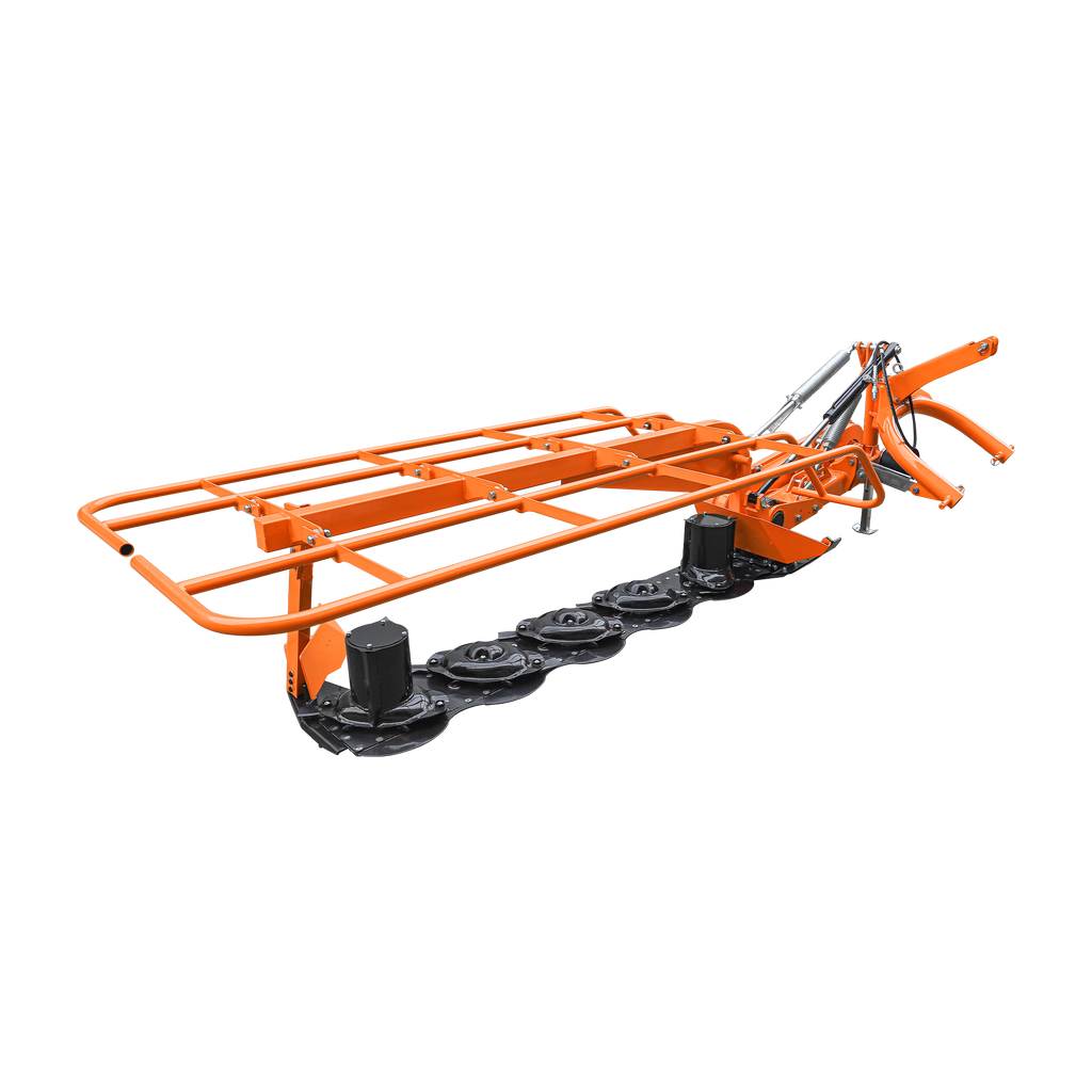 3 Point 81" Disc Mower, 5 Discs, PTO Powered 35–85HP Hay Cutter for Category 1 & 2 Tractors, DHM7