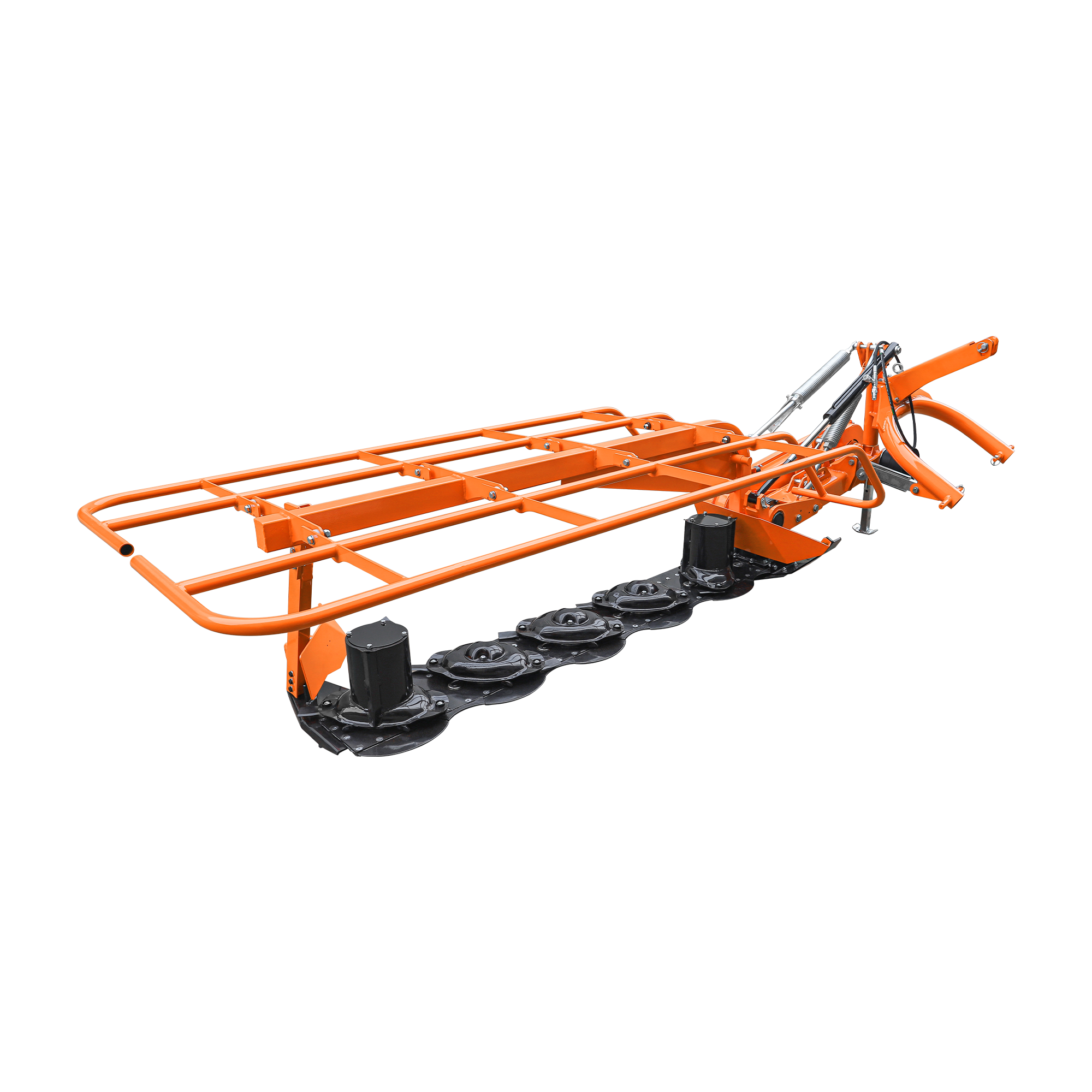 3 Point 81" Disc Mower, 5 Discs, PTO Powered 35–85HP Hay Cutter for Category 1 & 2 Tractors, DHM7