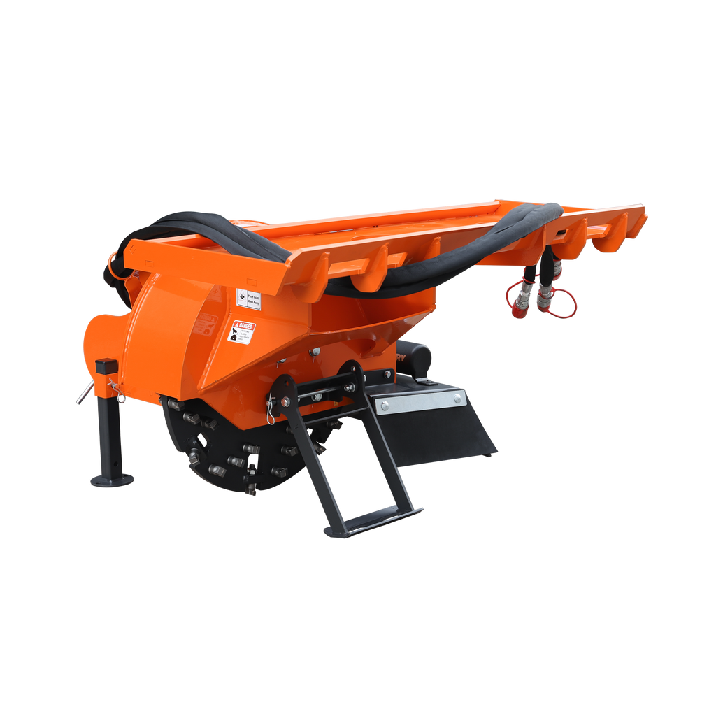 24 in Stump Grinder for Skid Steer Loader,18 to 23GPM, SSG24(Orange)