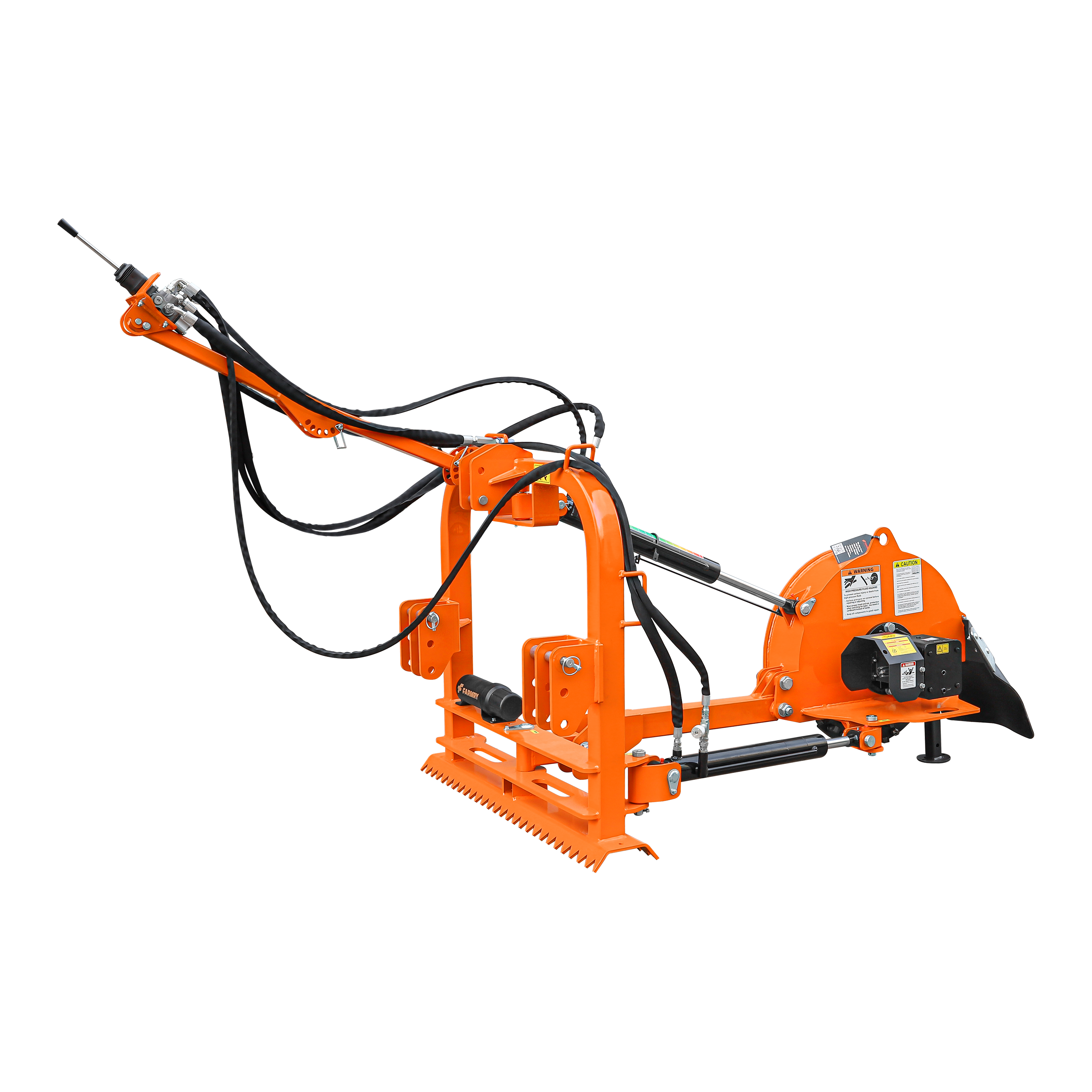 5” PTO Wood Chipper + 24” Hydraulic Stump Grinder PRO Combo for 25–60 HP Tractors (WCAP5 PRO + HSG24PRO)