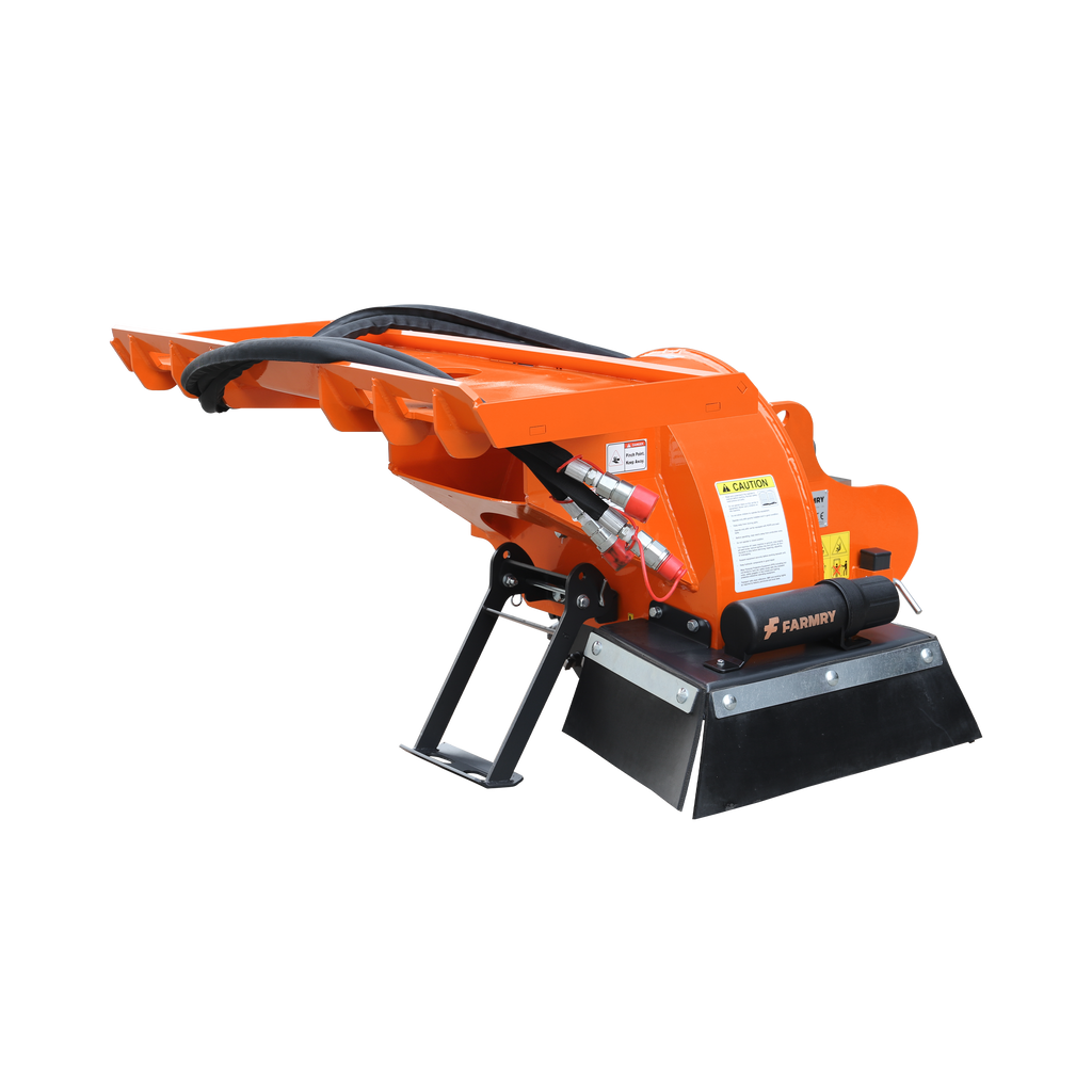24 in Stump Grinder for Skid Steer Loader,18 to 23GPM, SSG24(Orange)