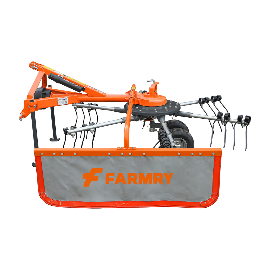 RK98 Hay Rake for 18–25 HP Tractors | CAT I 3-Point Hitch, 98” Width