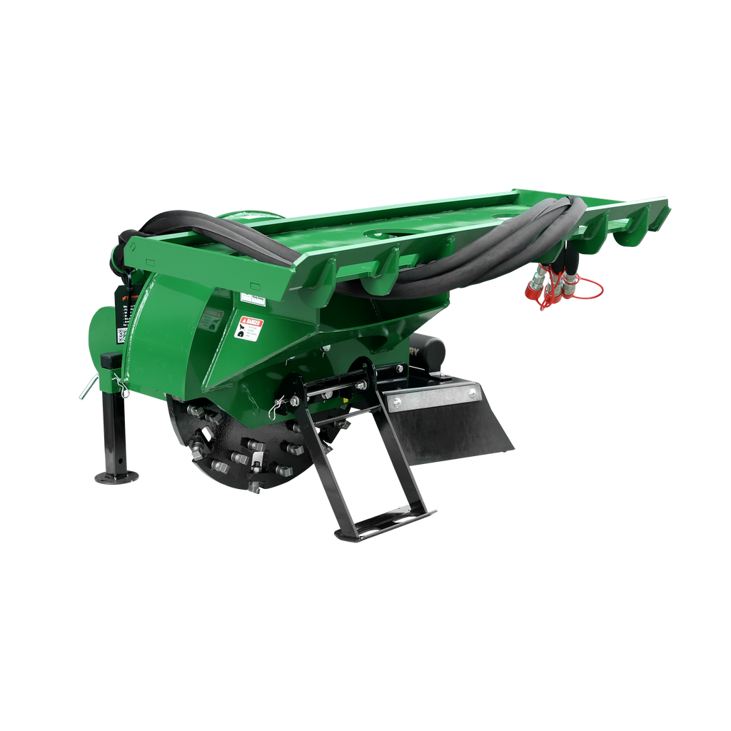 24 in Stump Grinder for Skid Steer Loader,18 to 23GPM, SSG24(Green)