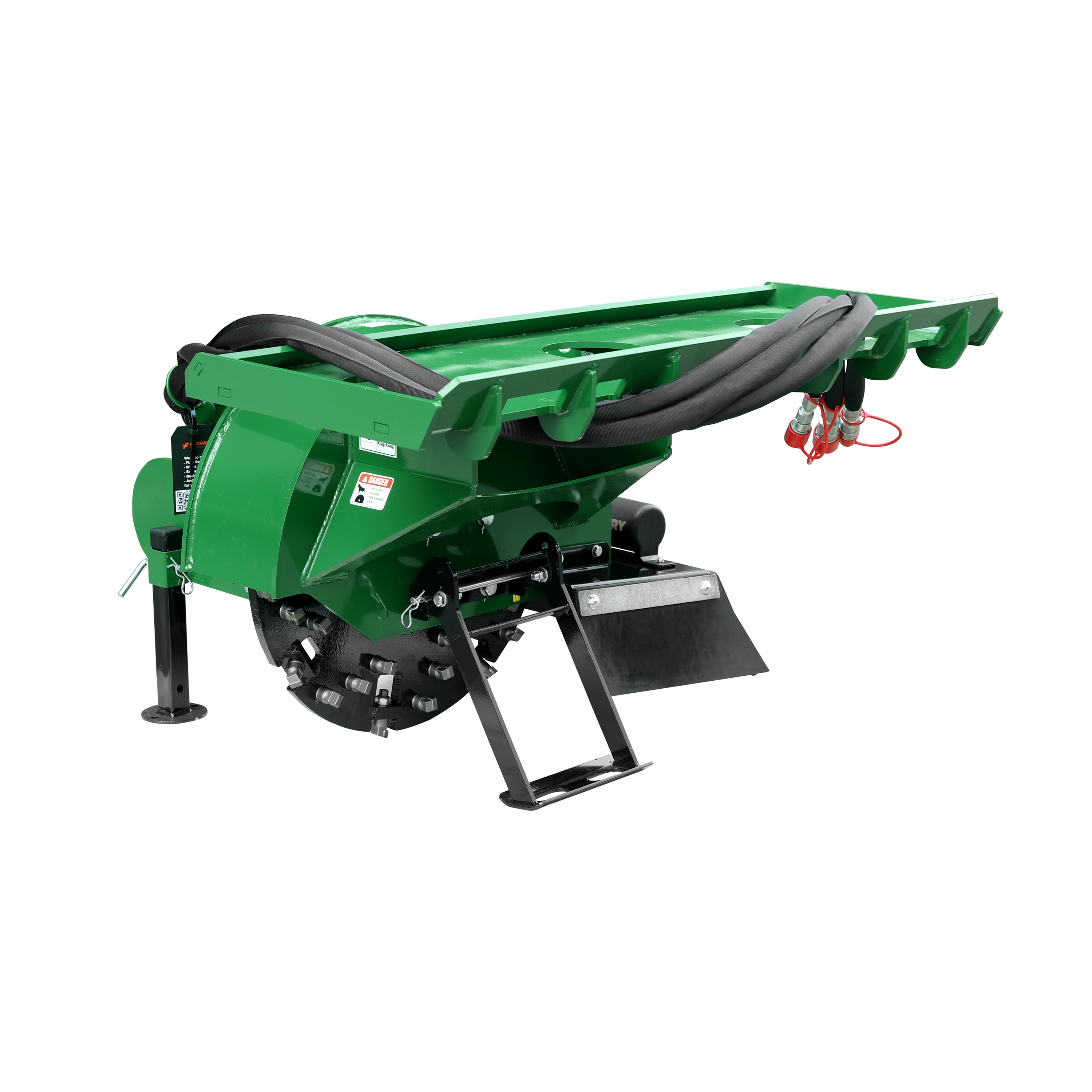 24 in Stump Grinder for Skid Steer Loader,18 to 23GPM, SSG24(Green)