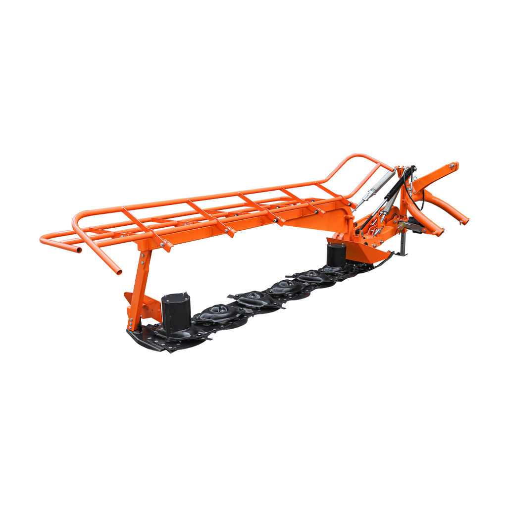 3 Point 95" Disc Mower,6 discs, PTO Powered 45–100HP Hay Cutter for Category 1 & 2 Tractors, DHM8
