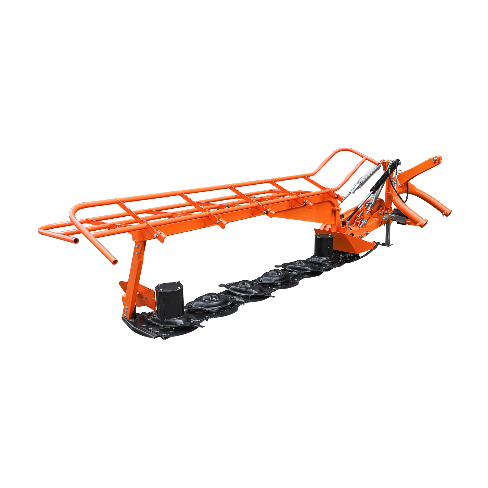 3 Point 95" Disc Mower,6 discs, PTO Powered 45–100HP Hay Cutter for Category 1 & 2 Tractors, DHM8