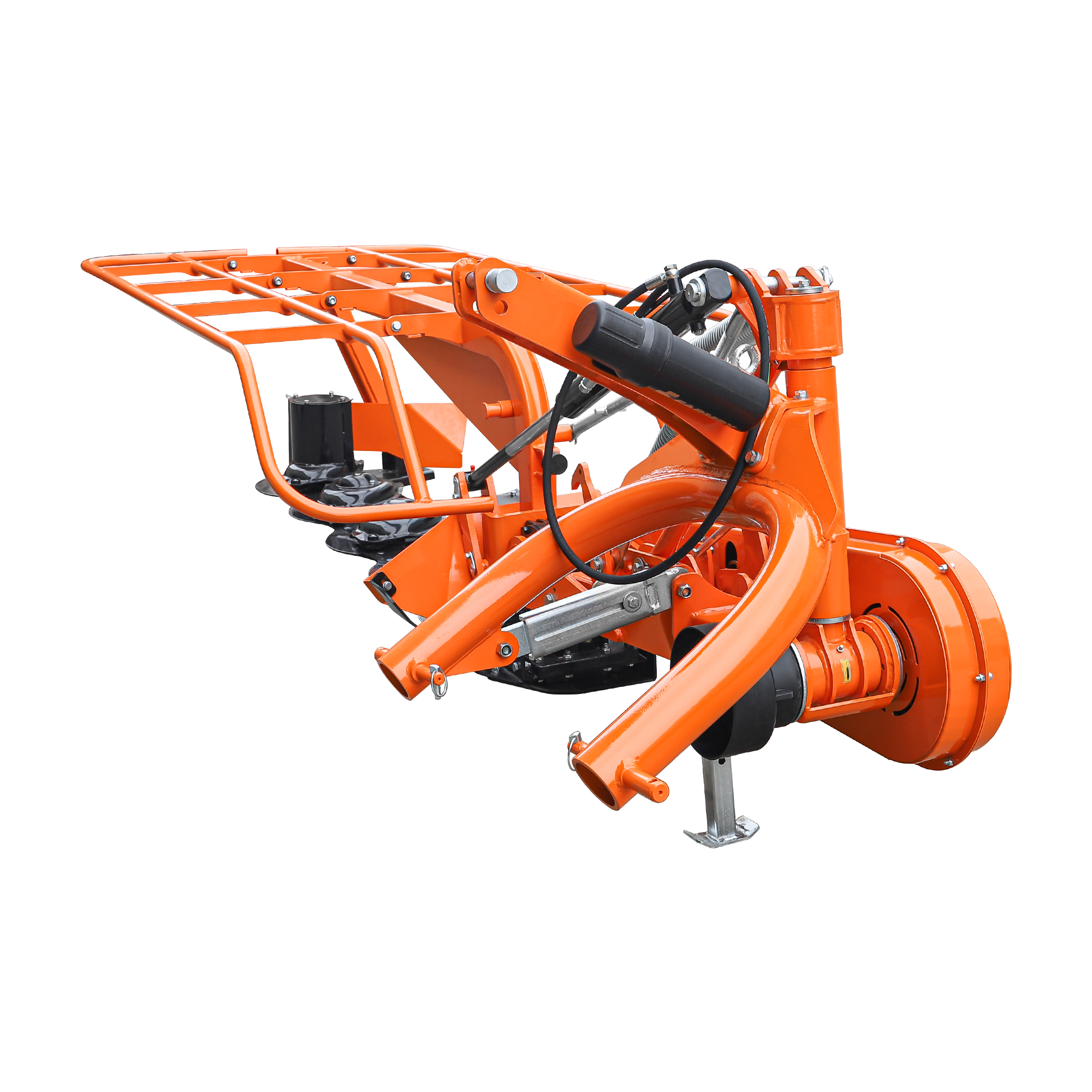 3 Point 81" Disc Mower, 5 Discs, PTO Powered 35–85HP Hay Cutter for Category 1 & 2 Tractors, DHM7