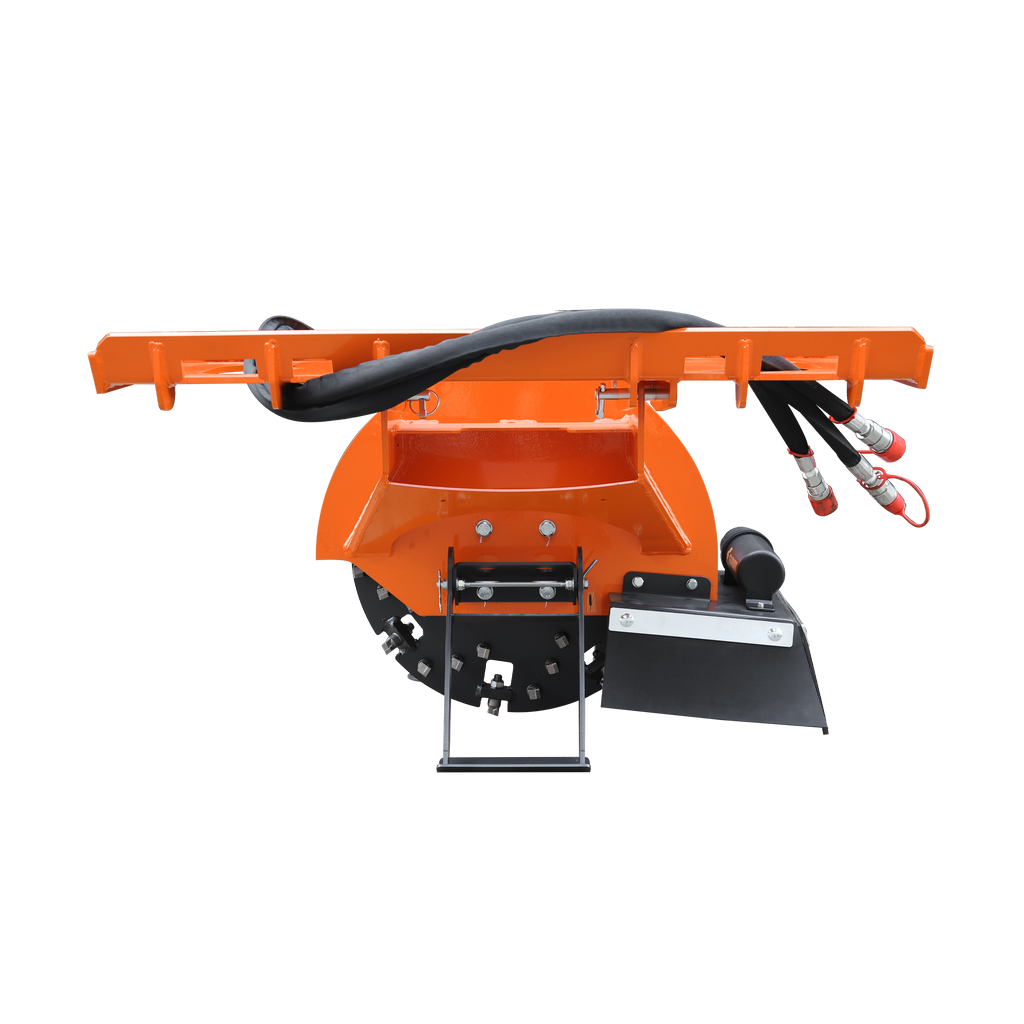 24 in Stump Grinder for Skid Steer Loader,18 to 23GPM, SSG24(Orange)
