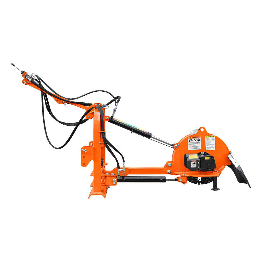 HSG24PRO 3-Point Hydraulic PTO Stump Grinder for 25–60 HP Tractors | Built-In Control Valve