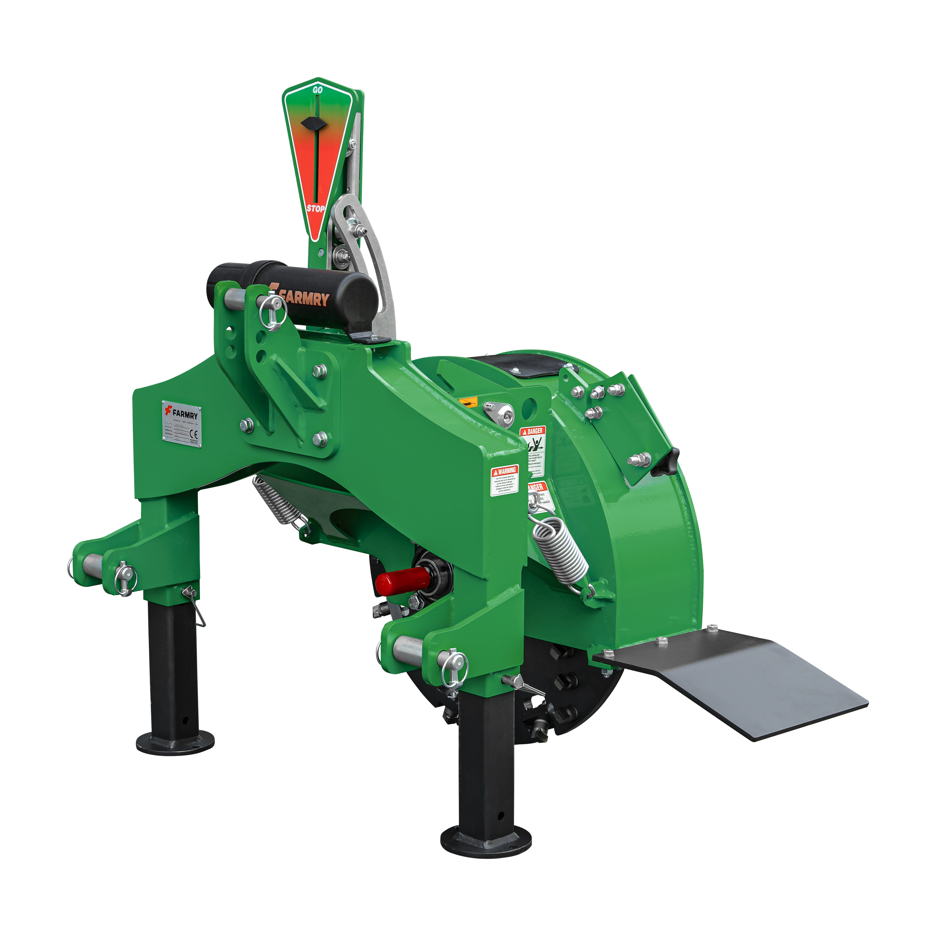 5” PTO Wood Chipper + SG24Pro Stump Grinder Combo for 15–45 HP Tractors (WCAP5 PRO + SG24Pro green)