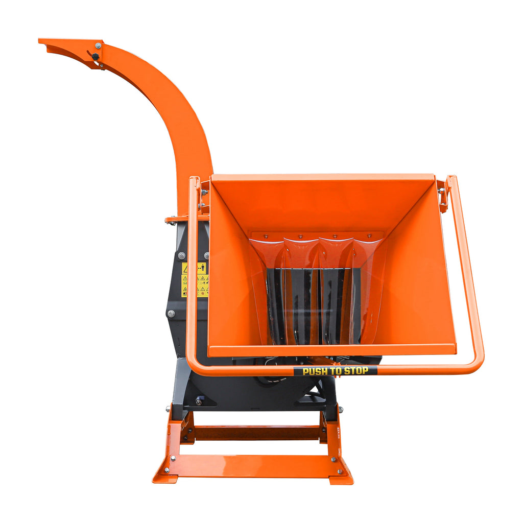6" Hydraulic 3-Point PTO Wood Chipper for Cat 1 & 2 Tractors Up to 75 HP – PTO Shaft Included | WCPH6