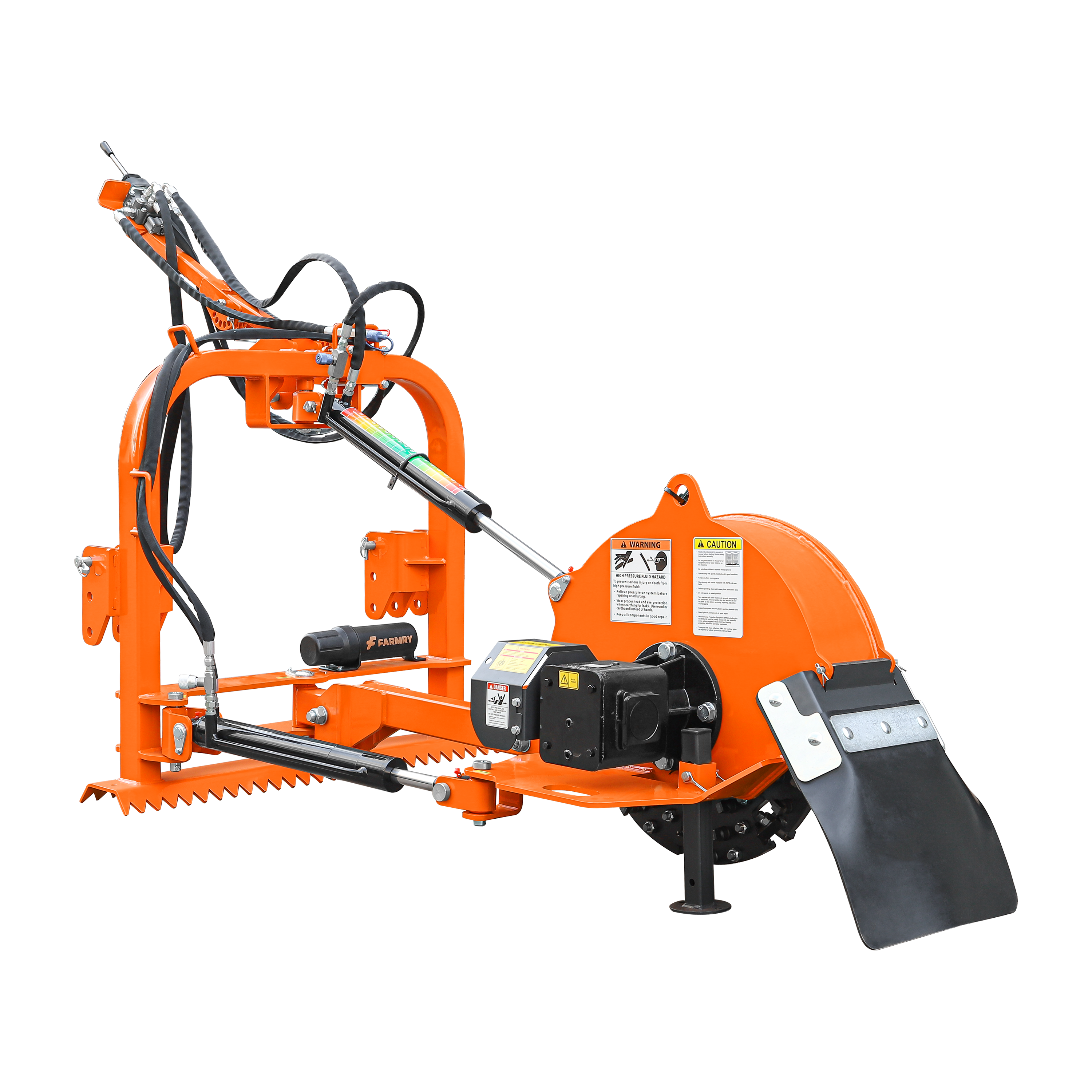 5” PTO Wood Chipper + 24” Hydraulic Stump Grinder PRO Combo for 25–60 HP Tractors (WCAP5 PRO + HSG24PRO)