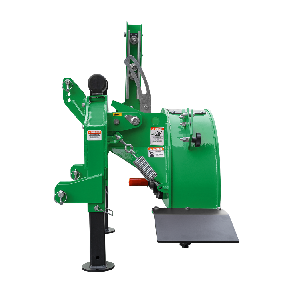 3-Point PTO Stump Grinder PRO, Two Torsion Springs, Speed Indicator, 34 Carbide Teeth, for 15-45HP Tractors, PTO Shaft Included with Slip Clutch. SG24Pro