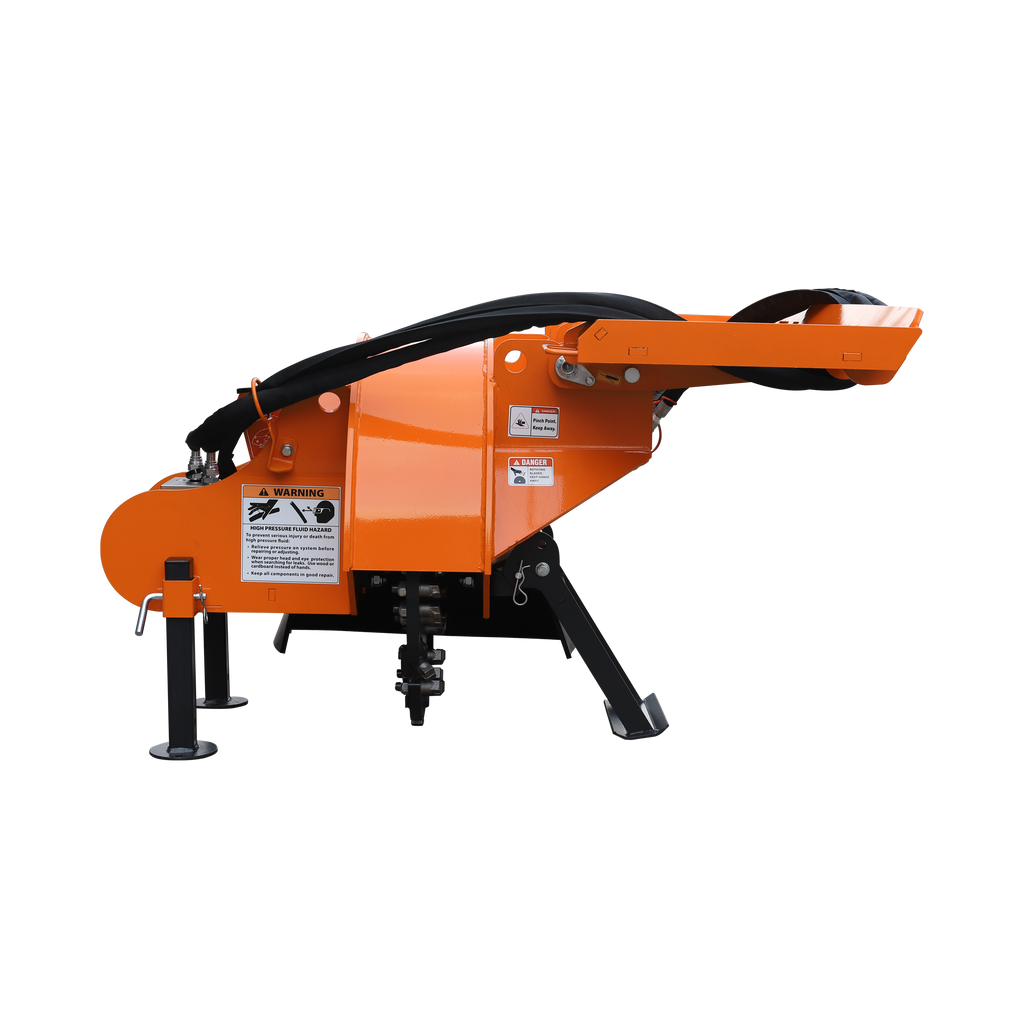24 in Stump Grinder for Skid Steer Loader,18 to 23GPM, SSG24(Orange)
