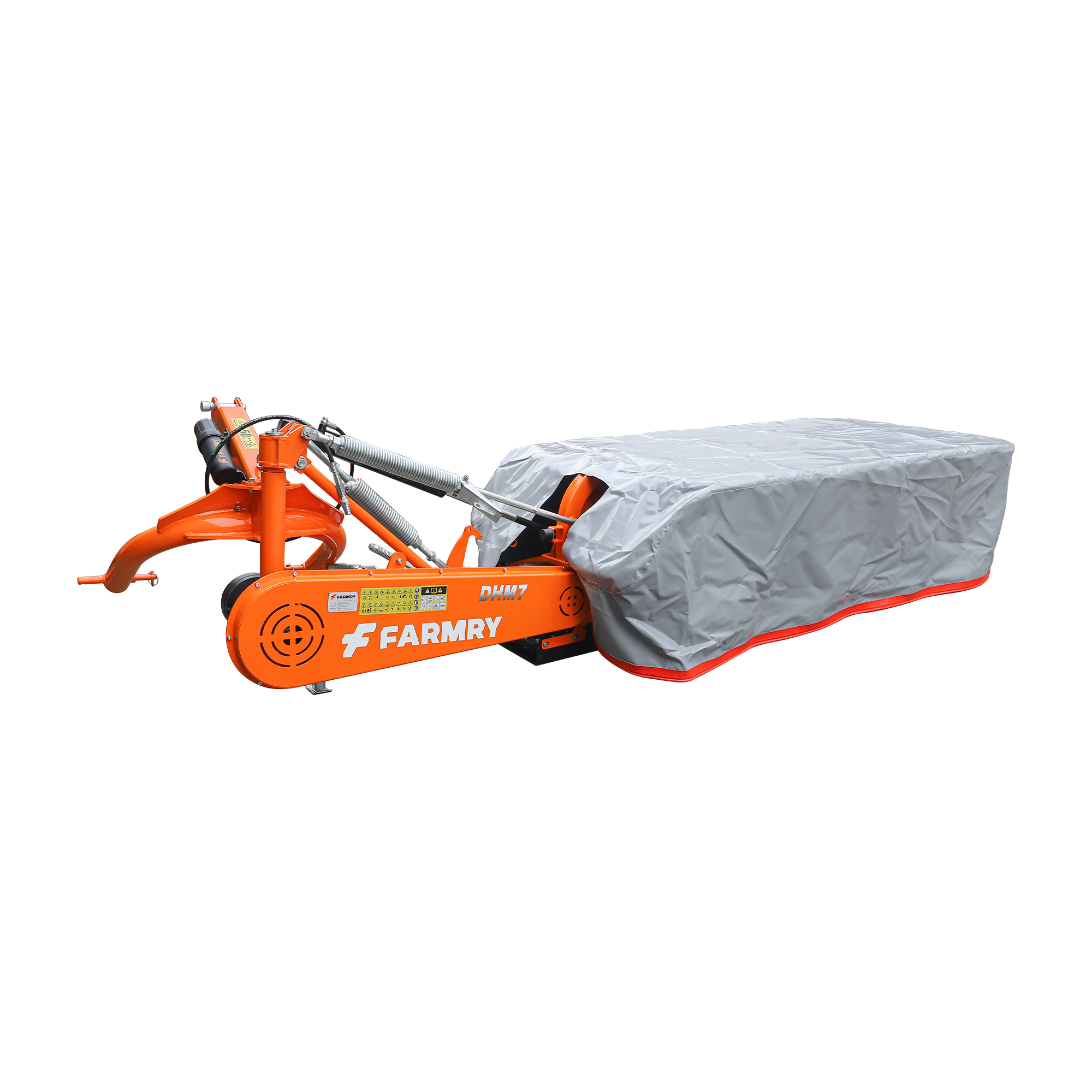 3 Point 81" Disc Mower, 5 Discs, PTO Powered 35–85HP Hay Cutter for Category 1 & 2 Tractors, DHM7