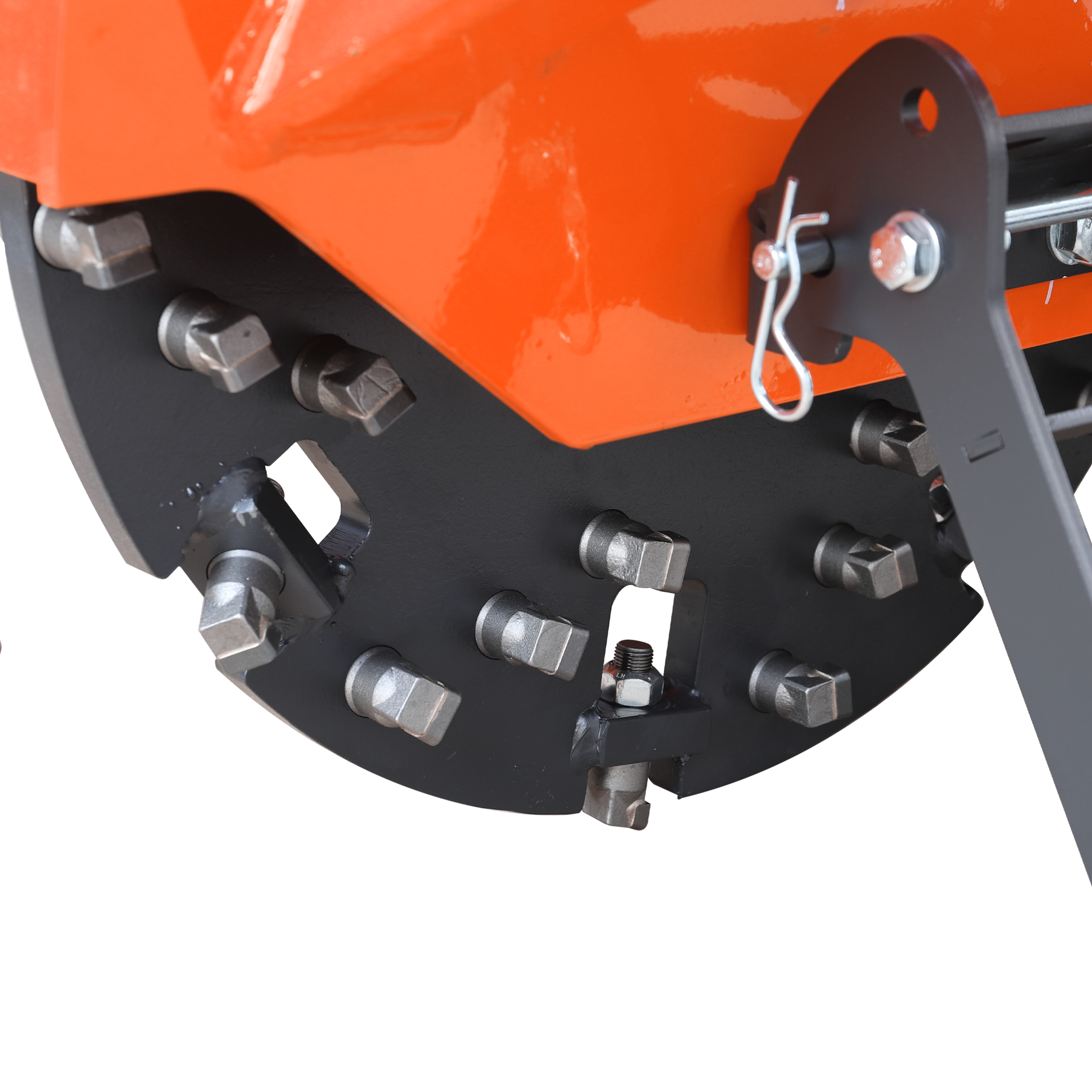 24 in Stump Grinder for Skid Steer Loader,18 to 23GPM, SSG24(Orange)